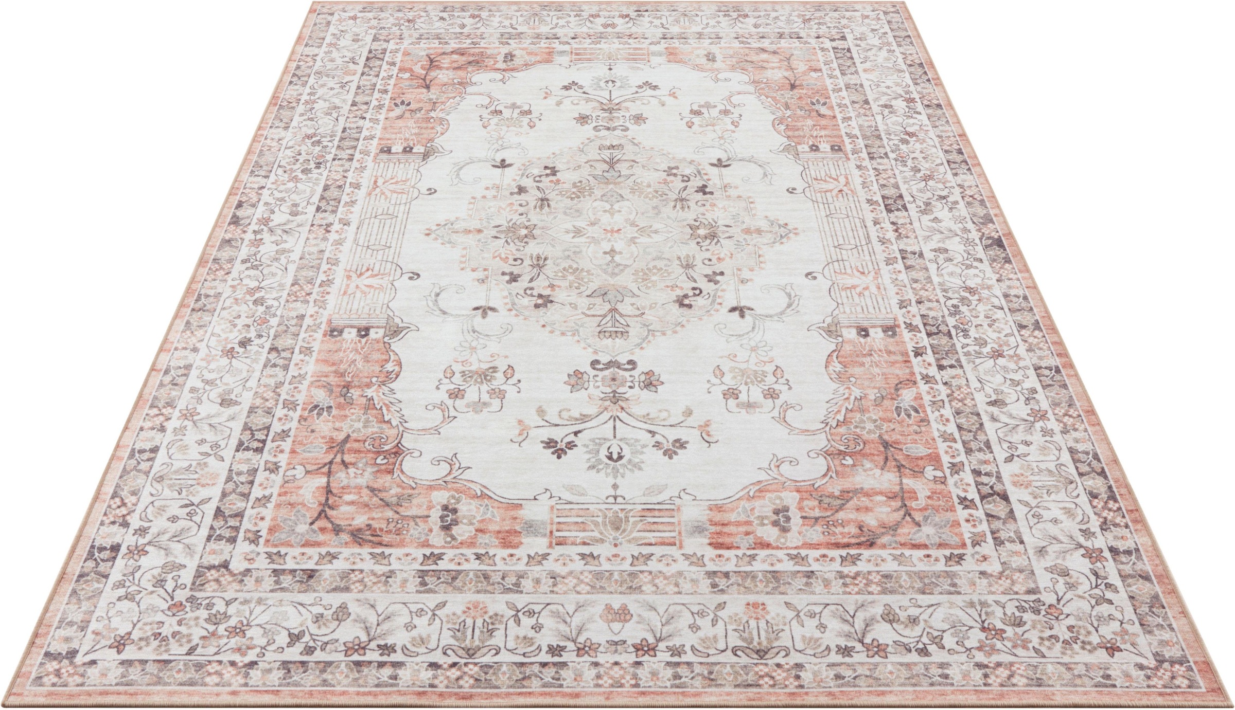 Image of Home affaire Teppich »Ramiro«, rechteckig, 6 mm Höhe, Orient Optik, Vintage Design, Rutschhemmende Rückenbeschichtung, Wohnzimmer, Schlafzimmer, Arbeitszimmer, Robust, Pflegeleicht bei Ackermann Versand Schweiz