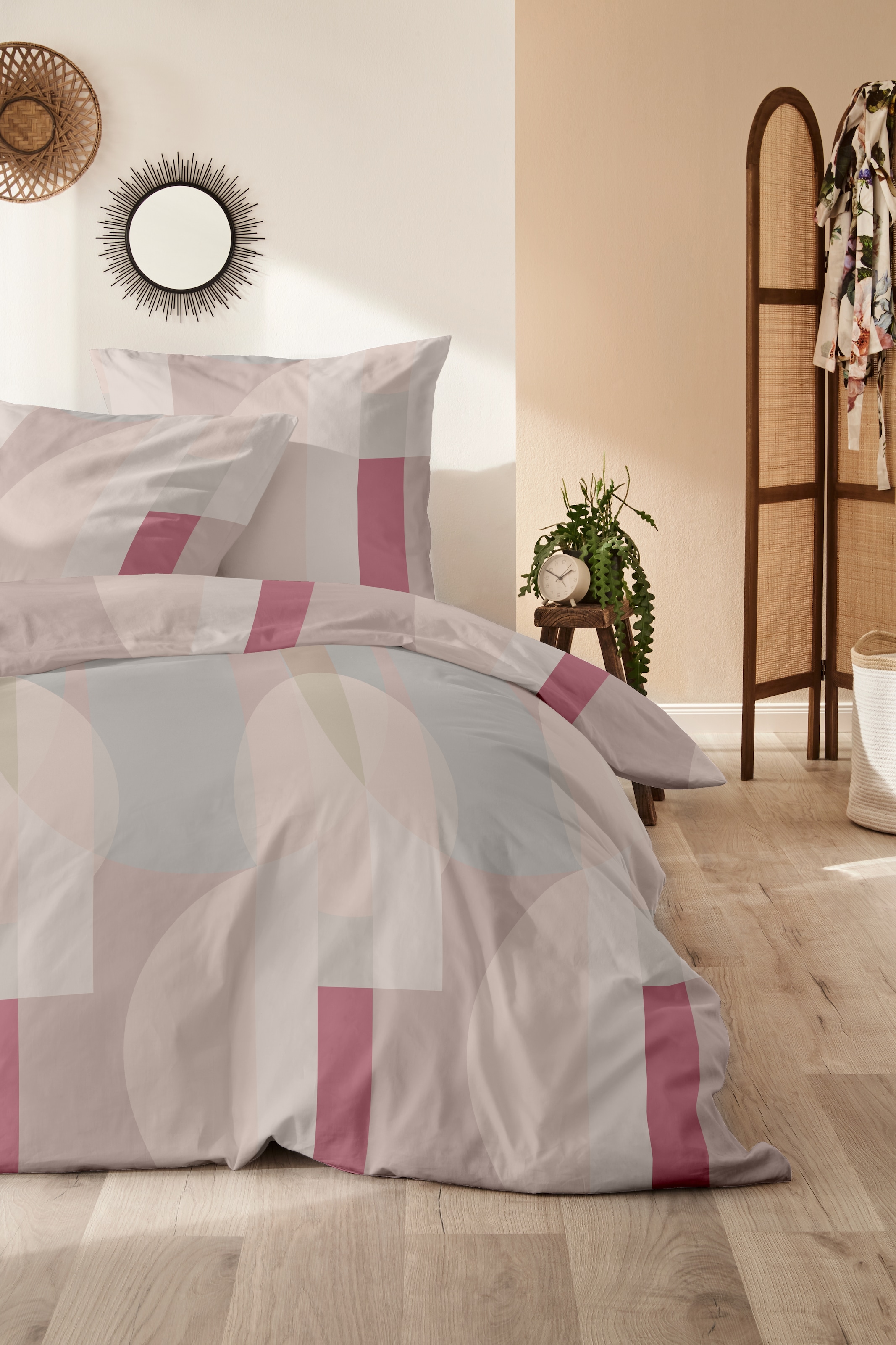 Primera Linge de lit »Feinbiber-Bettwäsche Ball« 2 cuis tlg. mit modernem Muster