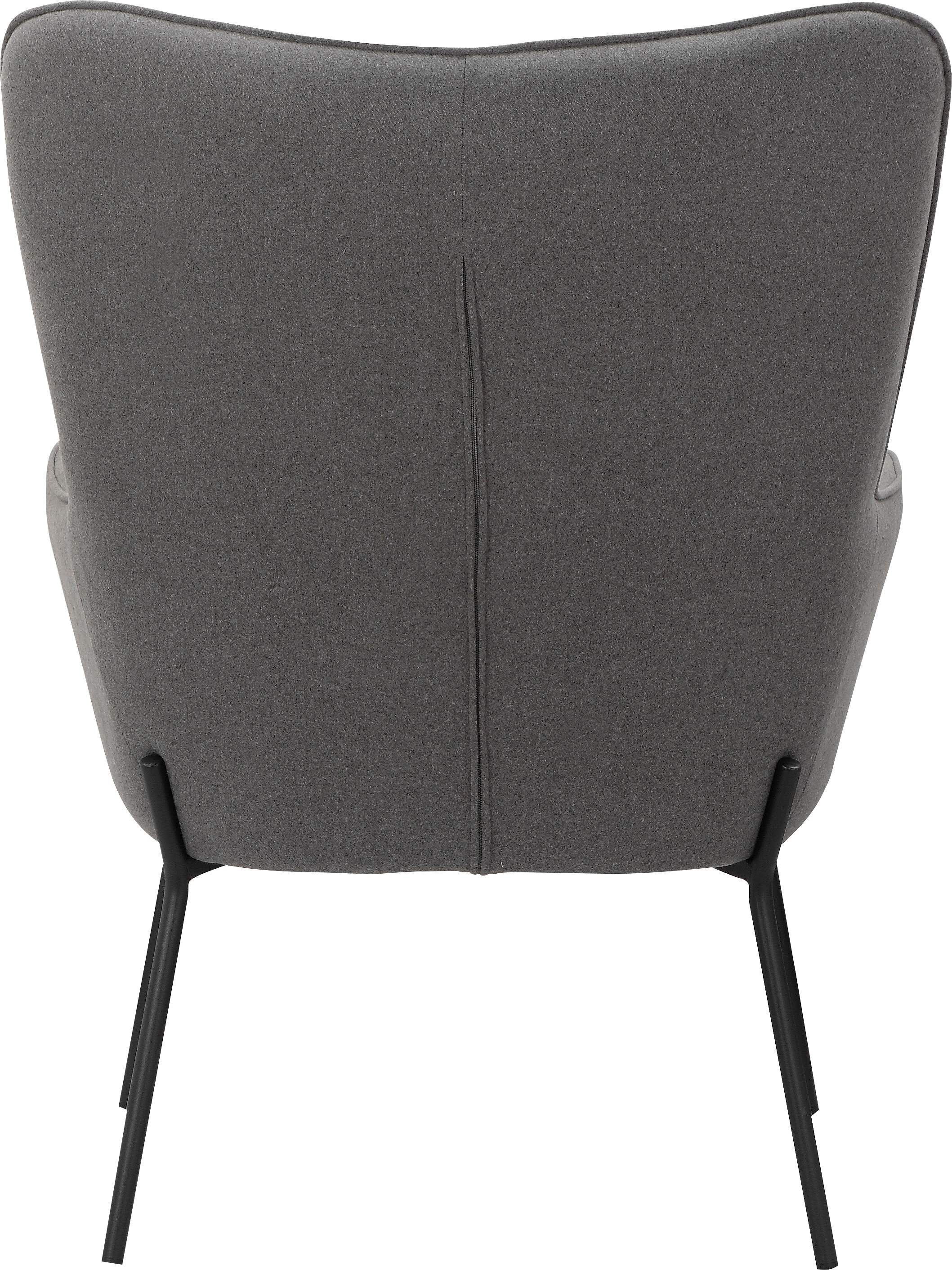 GOODproduct Loungesessel »Luukas«, (1 St.), Stoff recyceltes Polyester, Sitz und Rücken gepolstert, Sitzhöhe 46 cm