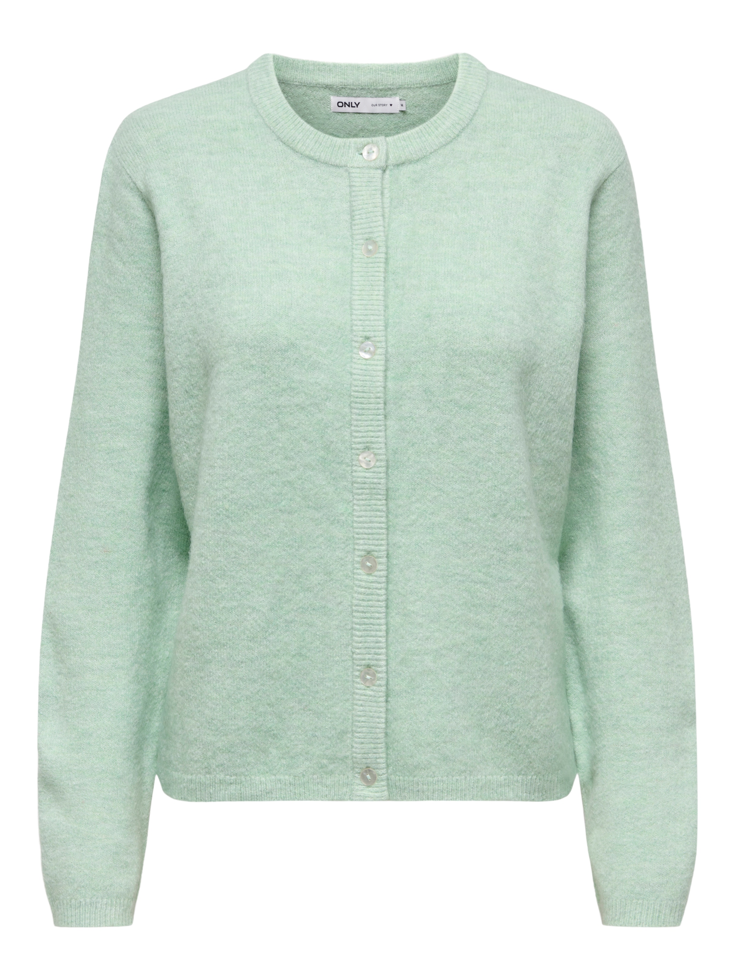 ONLY »ONLSIMONI L/S O-NECK CARDIGAN KNT NOOS« Materialmix, relaxed fit