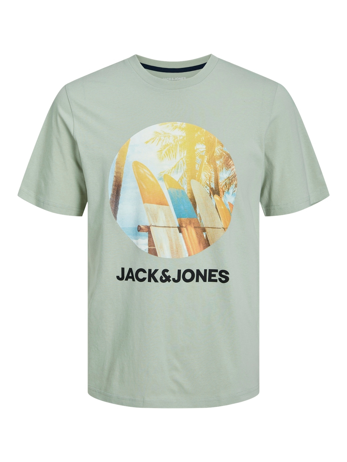 T-Shirt »JJNAVIN TEE SS CREW NECK PLS«