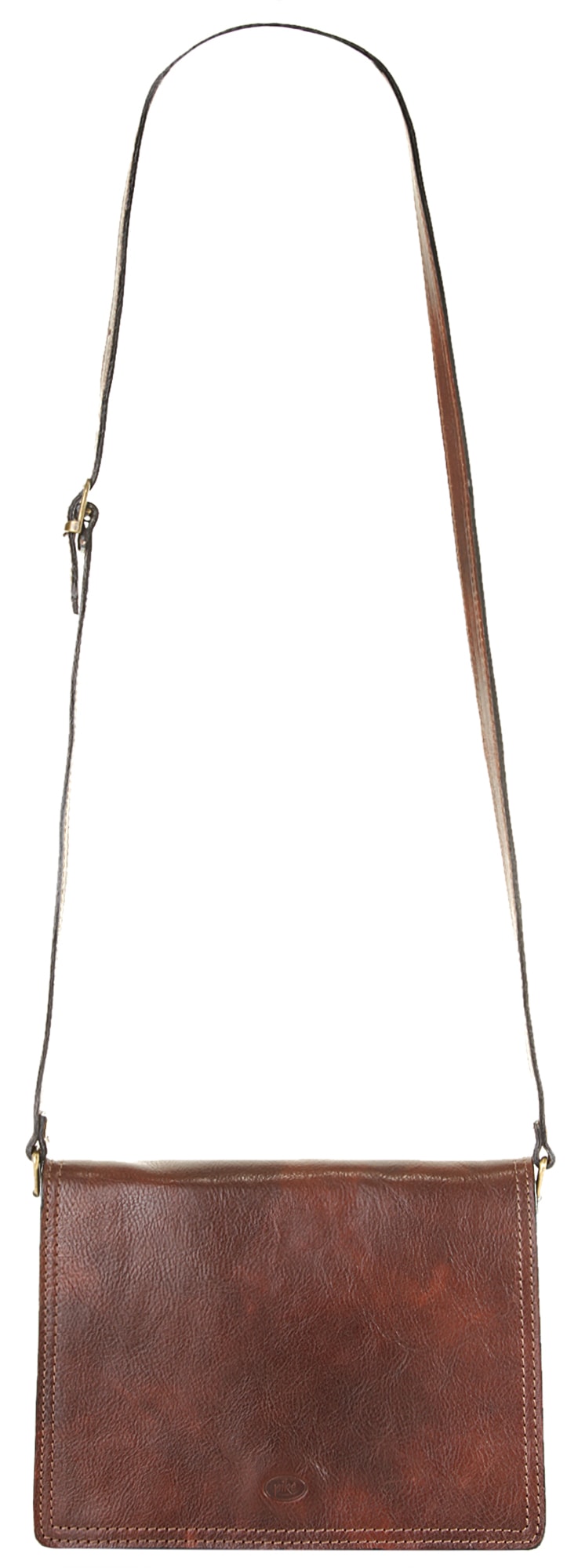 Piké Umhängetasche, echt Leder, Made in Italy