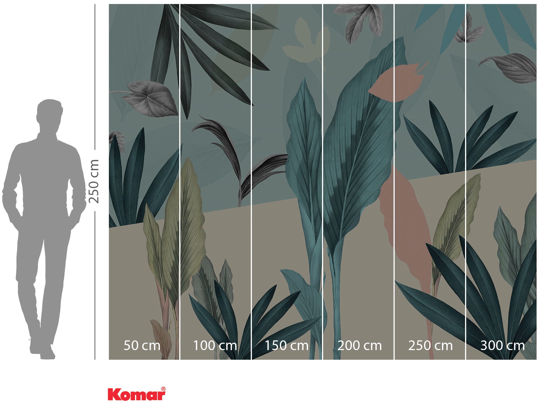 Komar Vliestapete »Digitaldruck Vlies - Naïve - Grösse 300 x 250 cm«, bedruckt, Wohnzimmer, Schlafzimmer