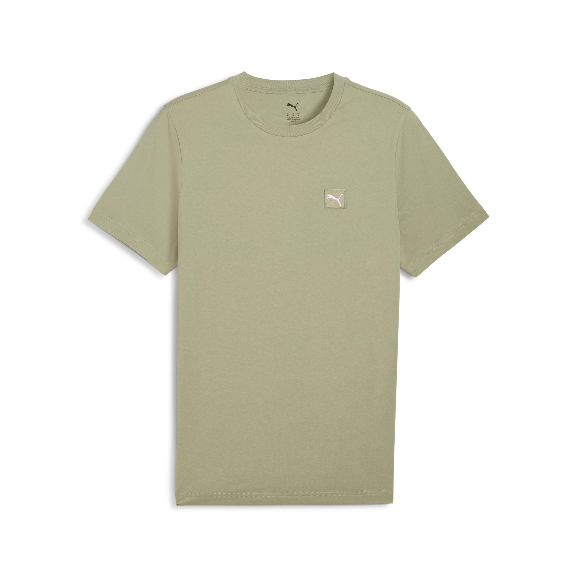 Image of PUMA T-Shirt "ESS ELEVATED TEE" Kurzarmdesign, Rundhalsausschnitt, aus Baumwolle