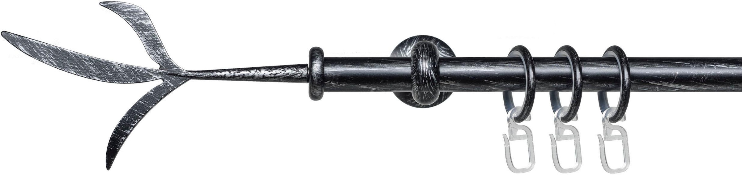 Image of Liedeco Gardinenstange "Esp Zweig" Ø 16 mm 1 läufig-läufig Fixmass 1-läufig im Fixmass Ø 16 mm