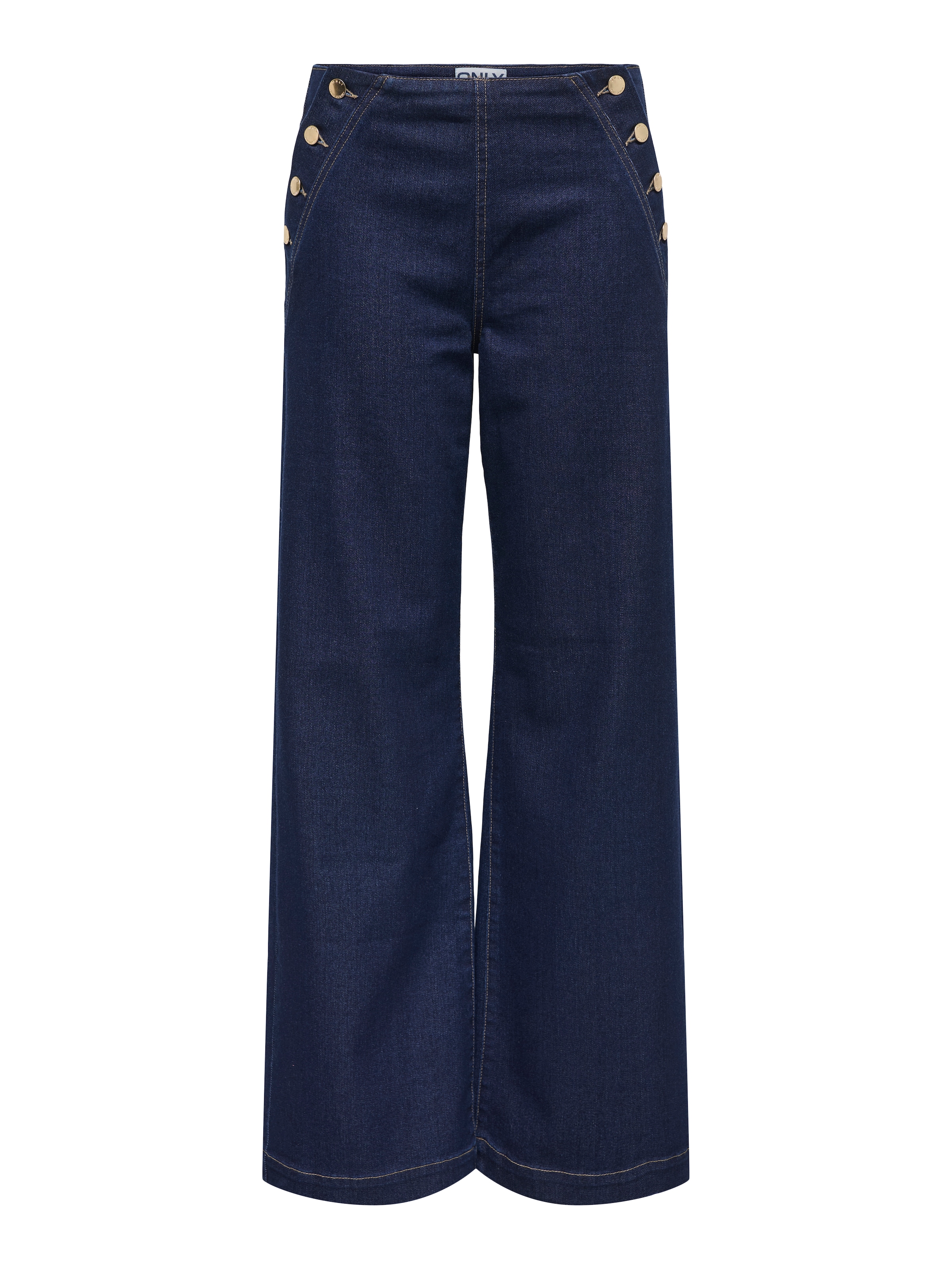 ONLY High-waist-Jeans »ONLMADELINE BUTTON HW WIDE DNM GUA«