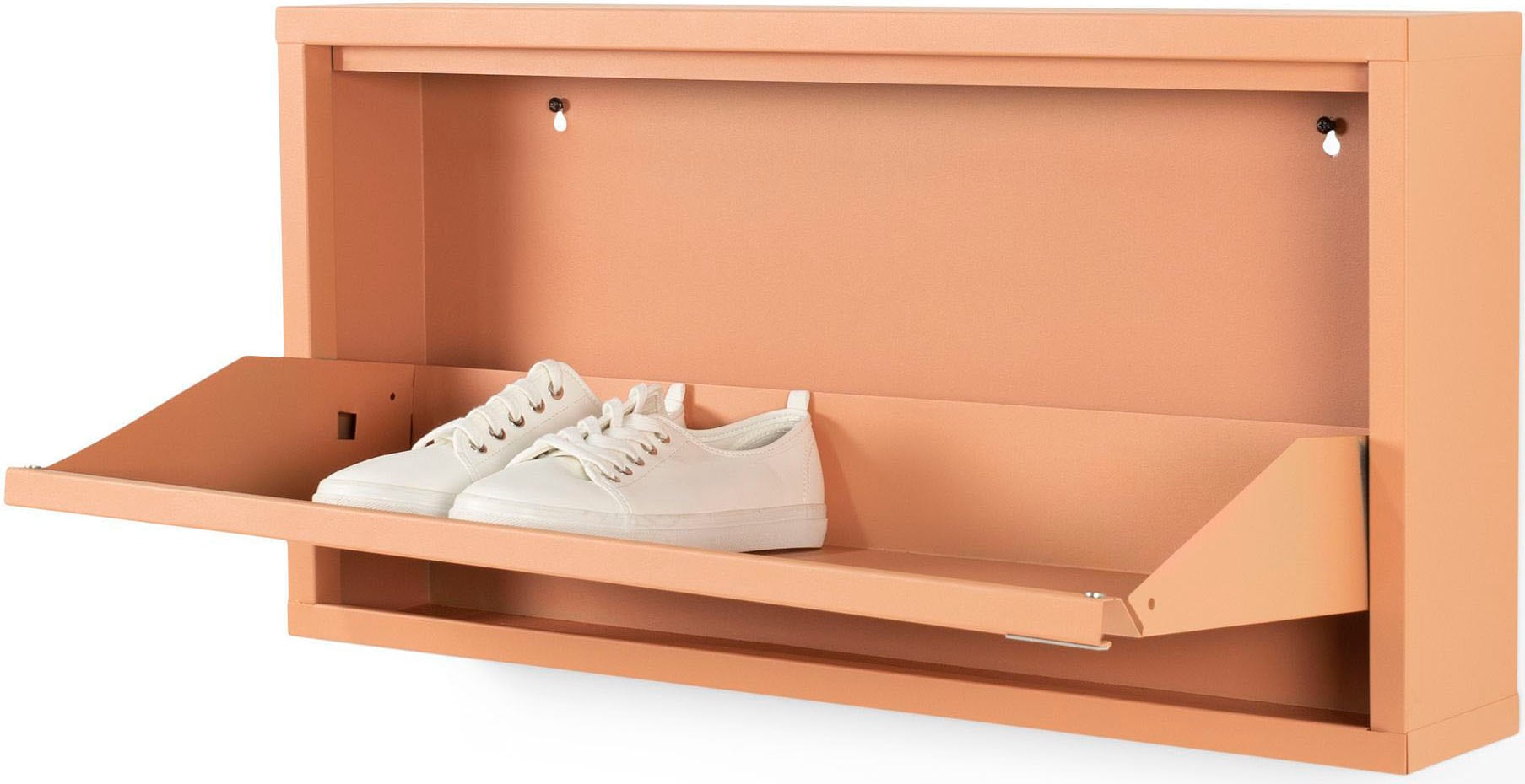 Spinder Design Armoire à chaussures métal, largeur 75 cm, profondeur 12,5 cm