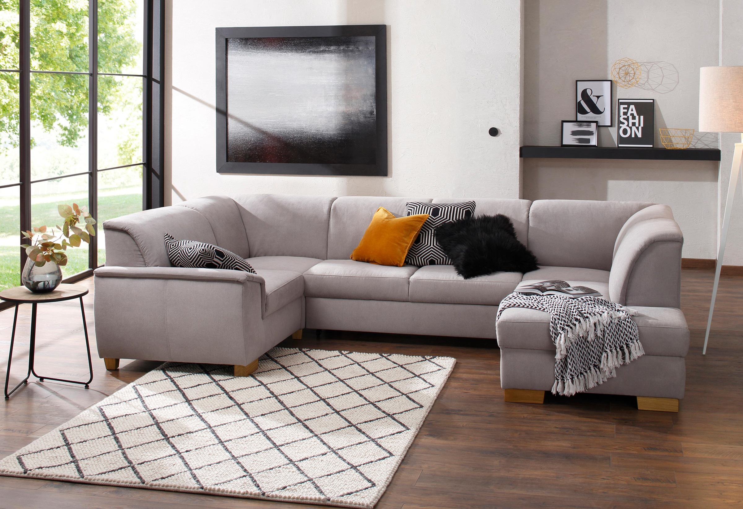 Image of Home affaire Wohnlandschaft »Bianca«, wahlweise mit Bettfunktion bei Ackermann Versand Schweiz