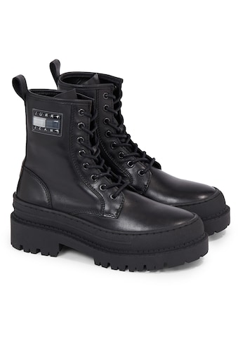 Schnürstiefelette »TJW FOXING LACE UP LEATHER BOOT«
