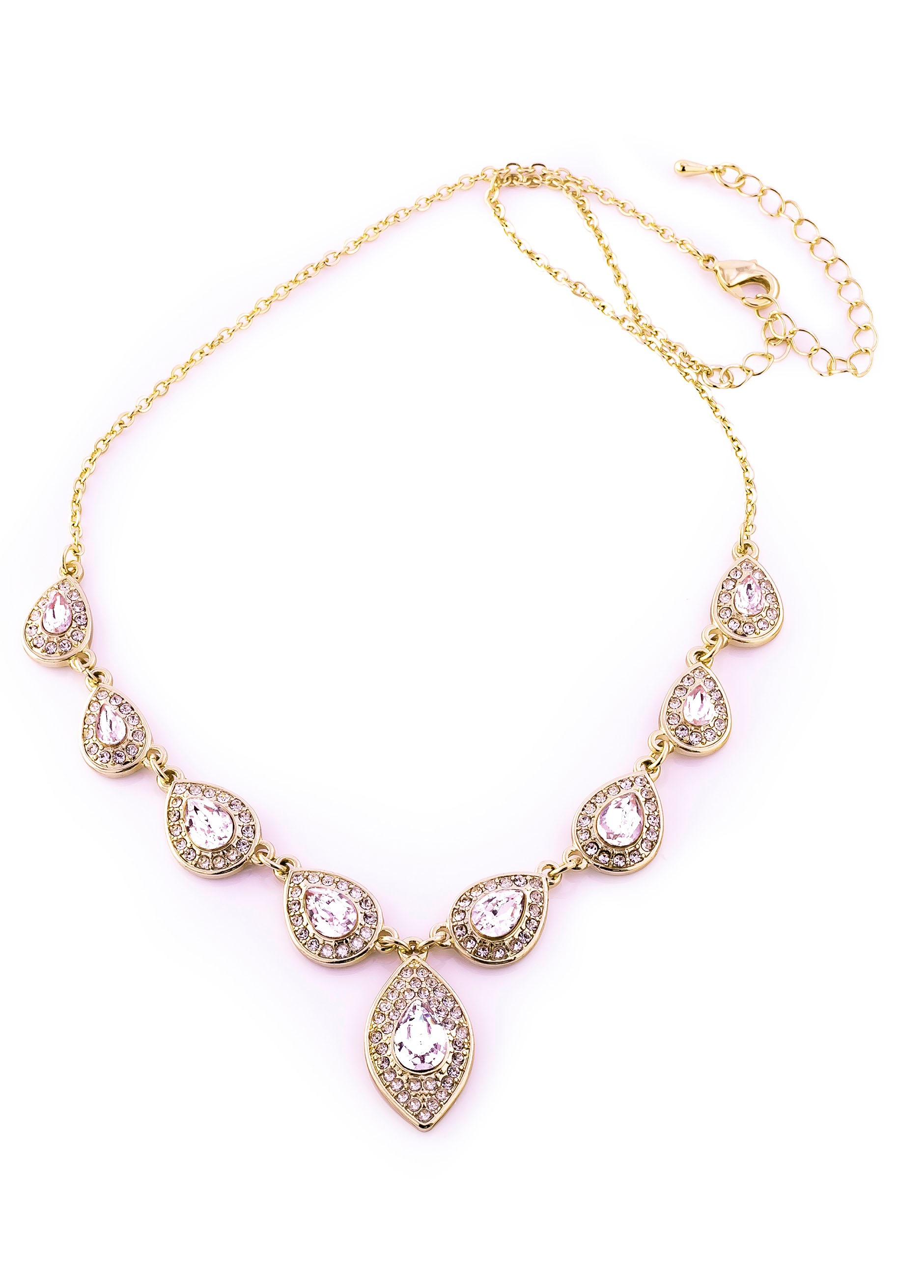 Image of J.Jayz Kette mit Anhänger »Tropfencollier, funkelnd, elegant«, mit Glassteinen bei Ackermann Versand Schweiz