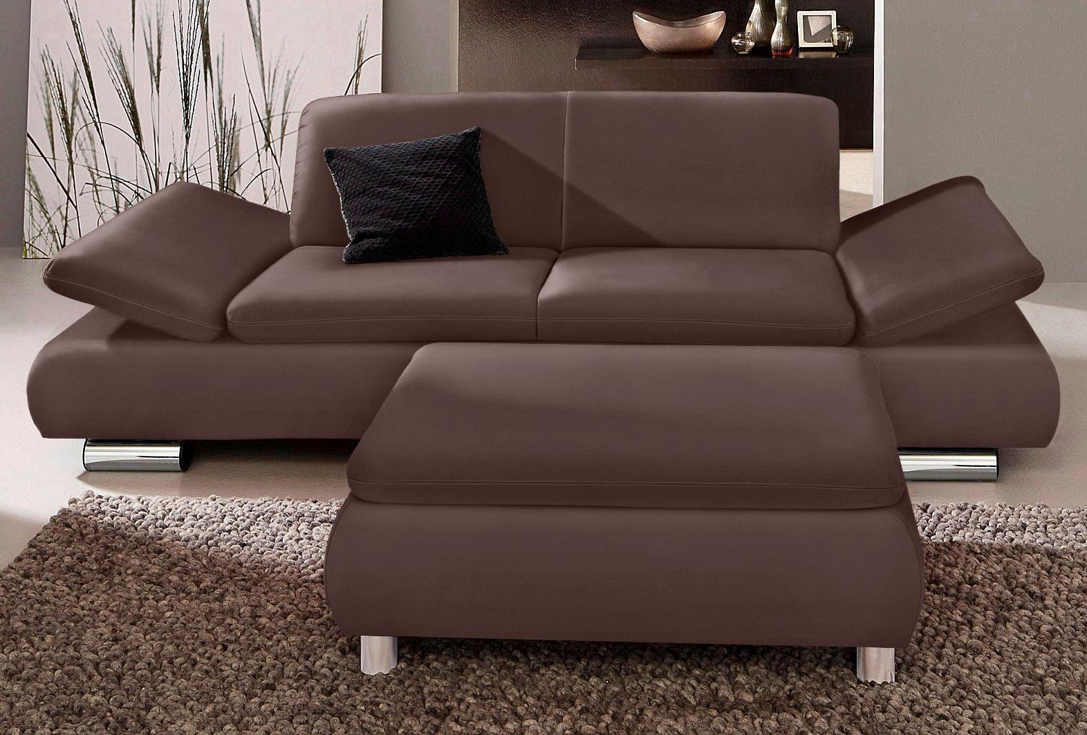 Max Winzer® 2-Sitzer »Toulouse modern und bequem, aktuelles Design, hoher Sitzkomfort«, mit klappbaren Armlehnen, Breite 190 cm