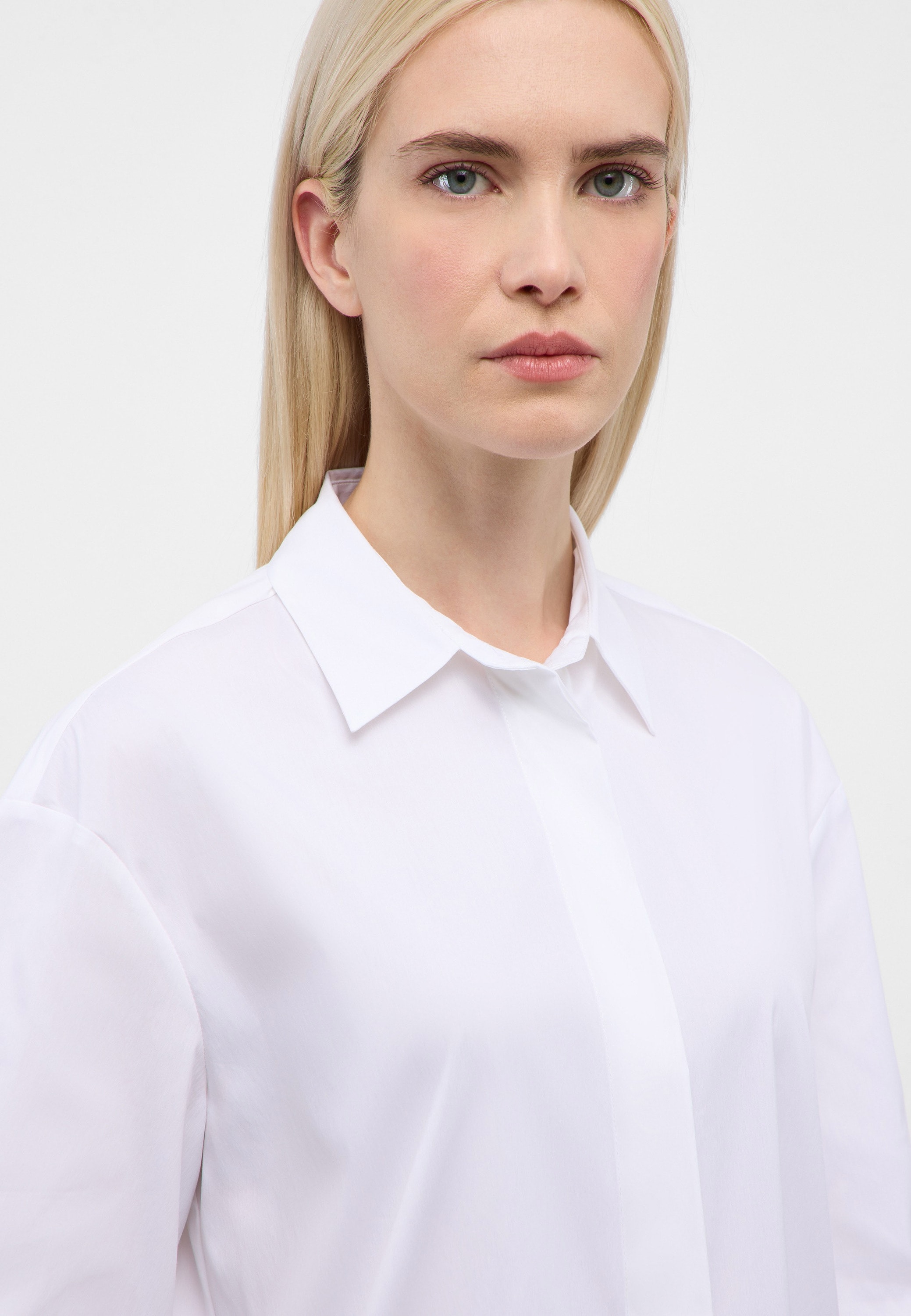 Eterna Blouse chemise »OVERSIZE FIT« EASY IRON (bügelleicht)
