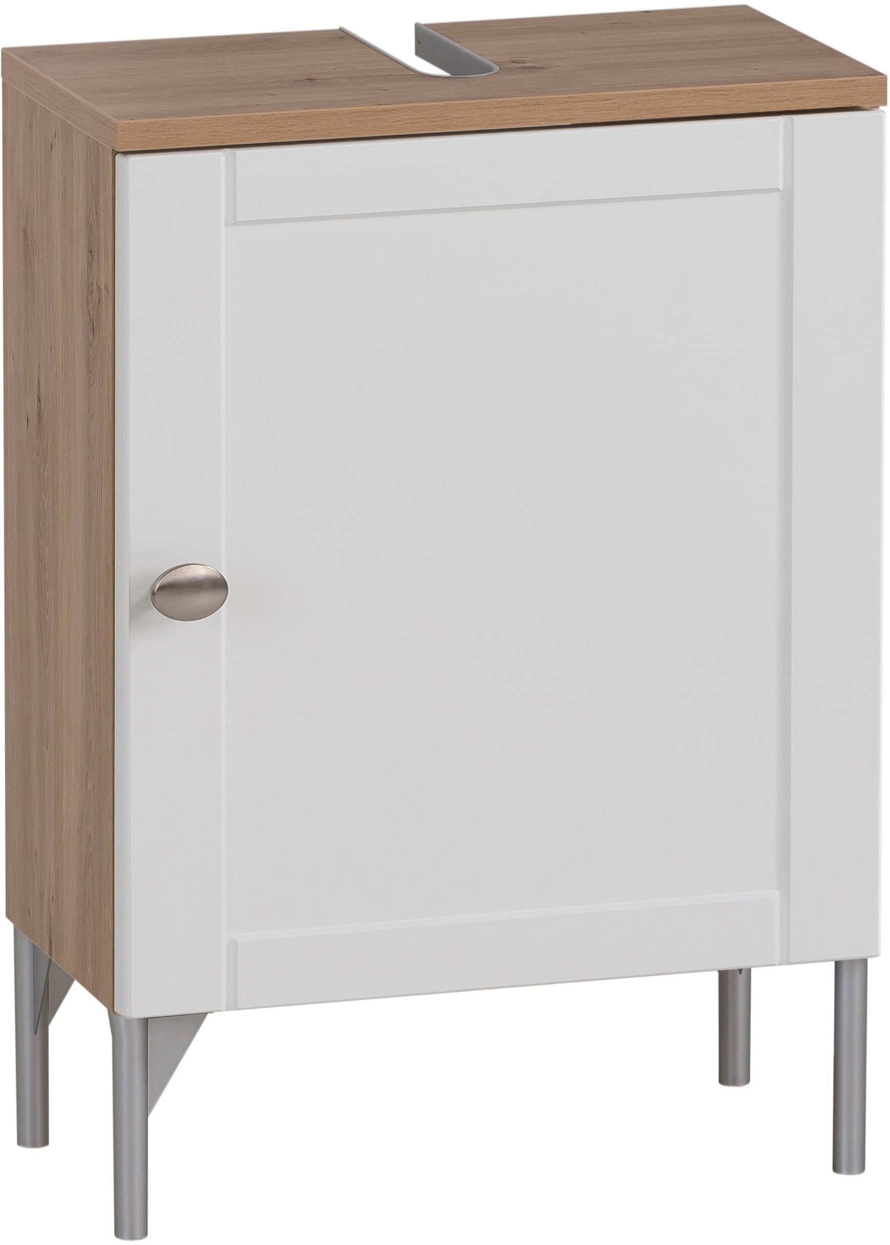 Image of Schildmeyer Waschbeckenunterschrank "Jesper Breite 40,3 cm" Tür in Landhausoptik, Griff und Beschläge aus Metall