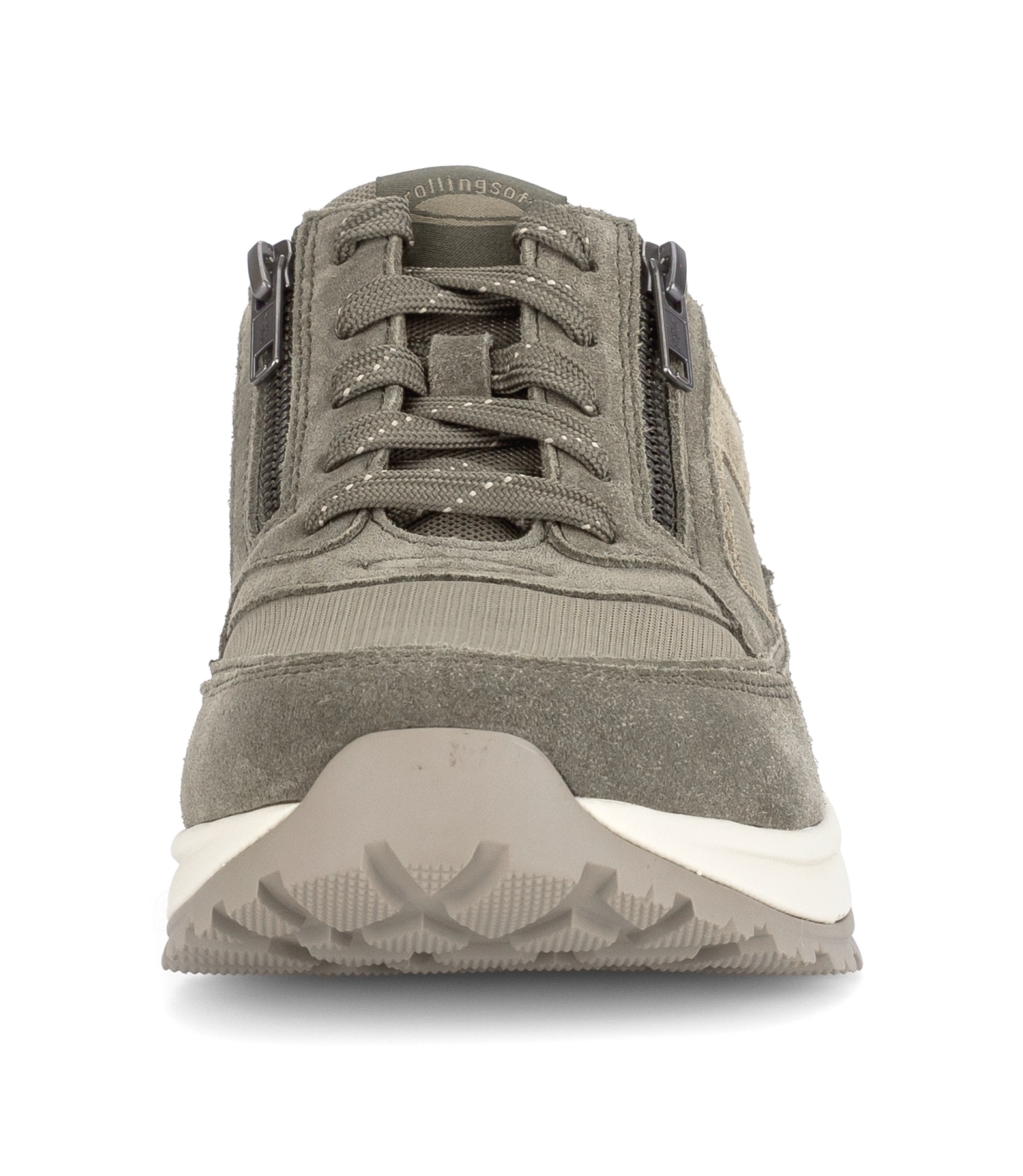 rollingsoft Keilsneaker  , Schnürschuh, Halbschuh, Freizeitschuh, Aussenreissverschluss, G-Weite