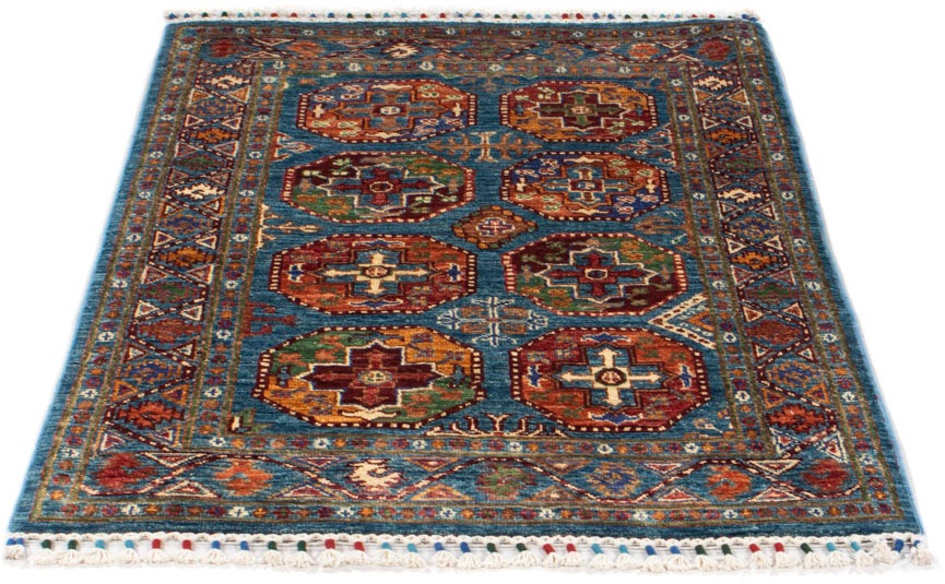 Image of morgenland Orientteppich »Ziegler - Ariana - 130 x 82 cm - dunkelblau«, rechteckig, 6 mm Höhe, Wohnzimmer, Handgeknüpft, Einzelstück mit Zertifikat bei Ackermann Versand Schweiz