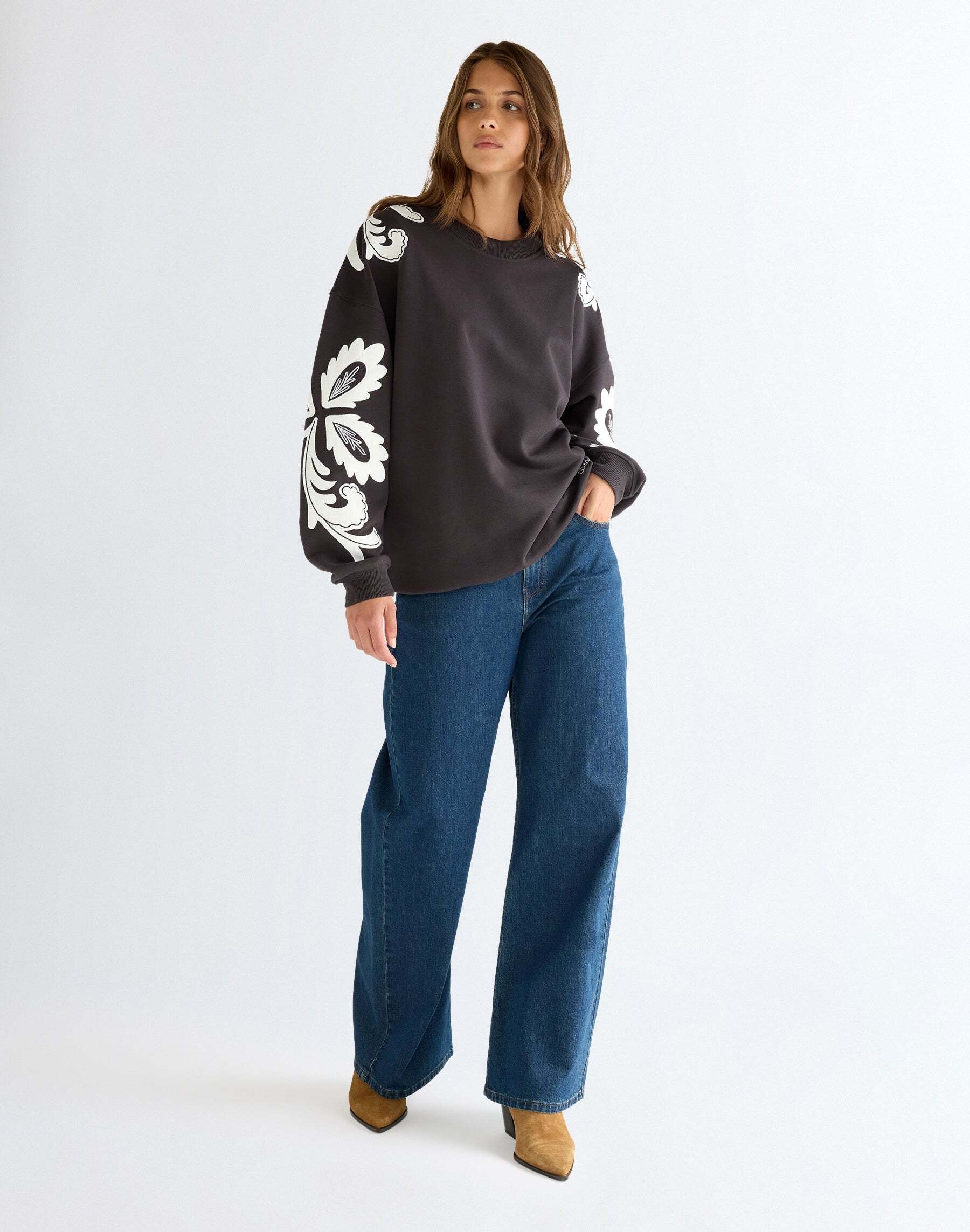 Wrangler Sweatshirt »WRANGLER Sweatshirt Applique«
