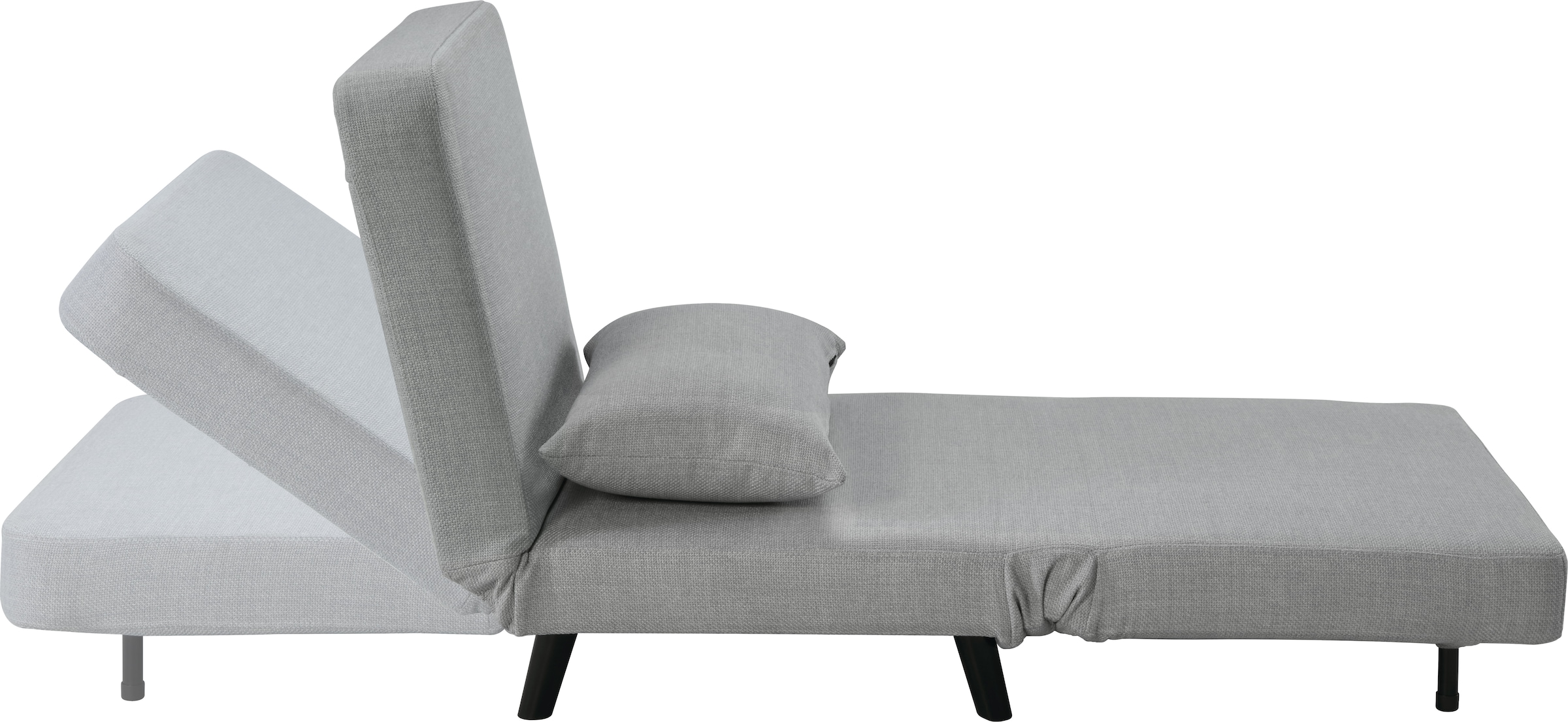 ATLANTIC home collection Sessel »Robby«, inkl. Bettfunktion, mehrfach verstellbar, Strukturbezug