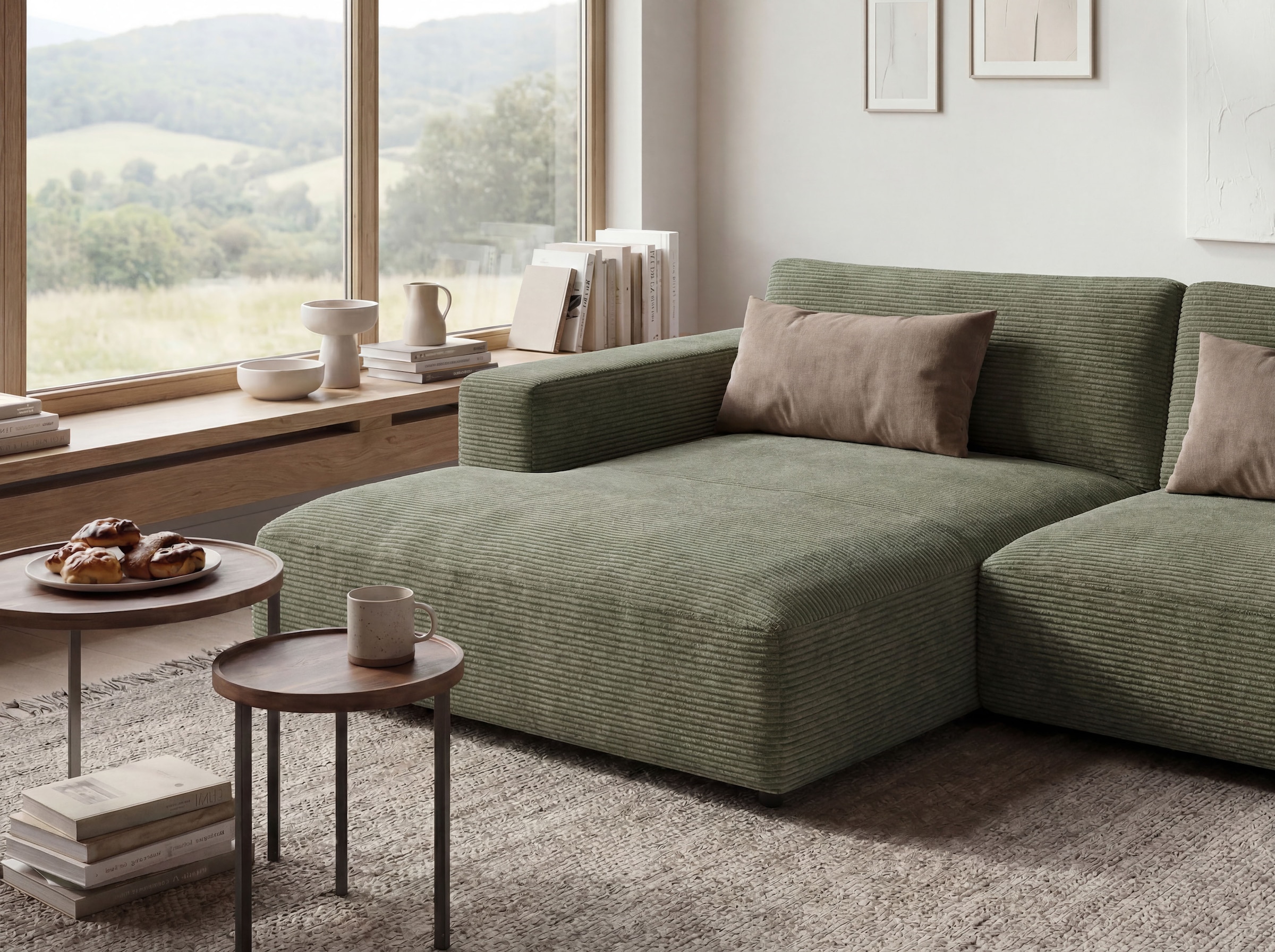 Musterring Canapé d'angle »MR LUCIA, Charakterstarker Lounge-Komfort von Musterring« Fauteuil XXL, coussins de qualité supérieure et look intemporel