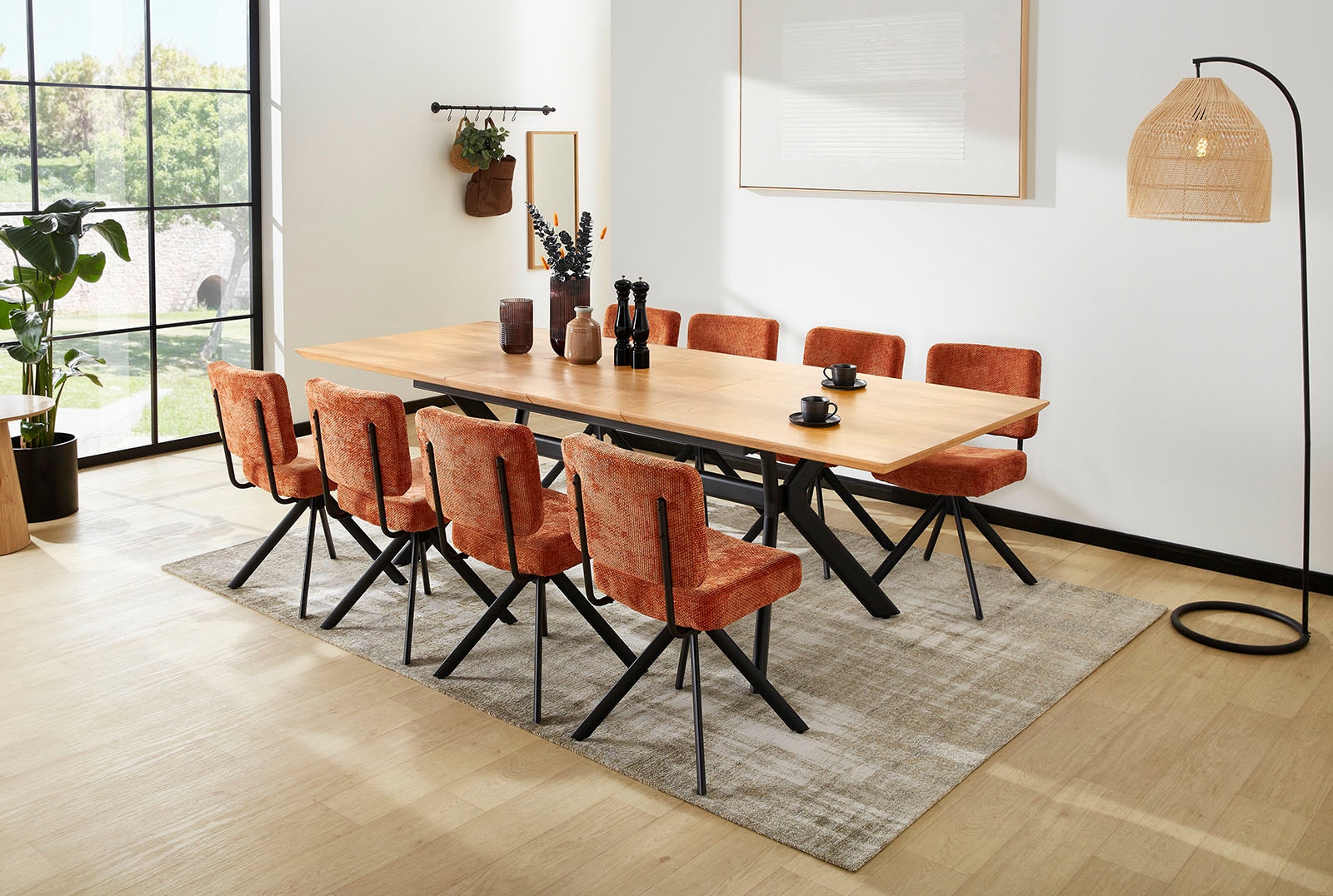 Jockenhöfer Gruppe Chaise pivotante »Gloria (Set, 4 St.)« (Ensemble) 4 cuisinclut fonction pivotante (360°), ressorts ensachés, supporte jusqu’à 150kg