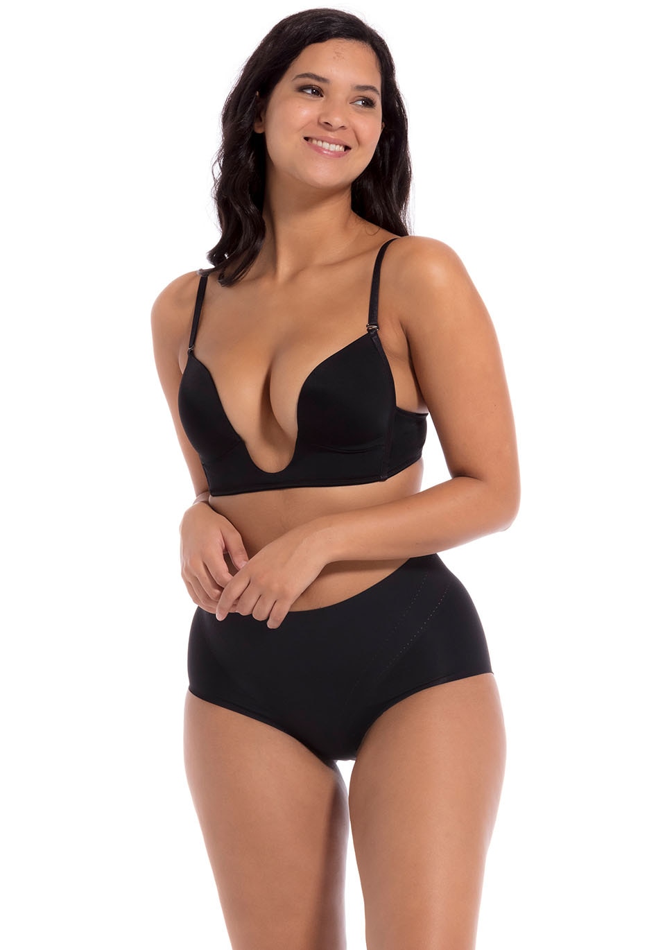 MAGIC Bodyfashion Bügelloser BH »V-Bra« extrem tief fallender Ausschnitt und extra tiefer Rücken