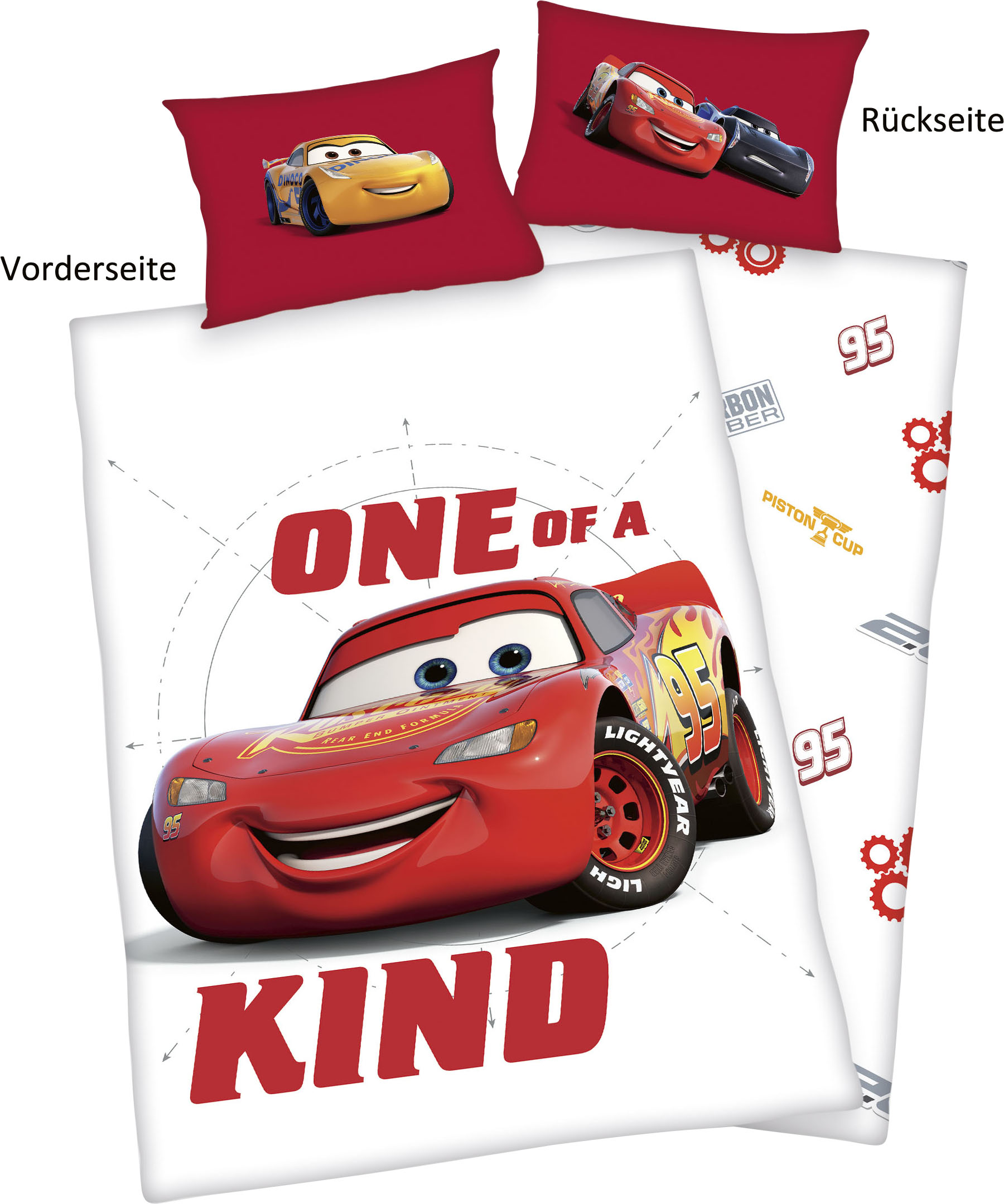Babybettwäsche »Disney´s Cars«, mit liebevollem Motiv