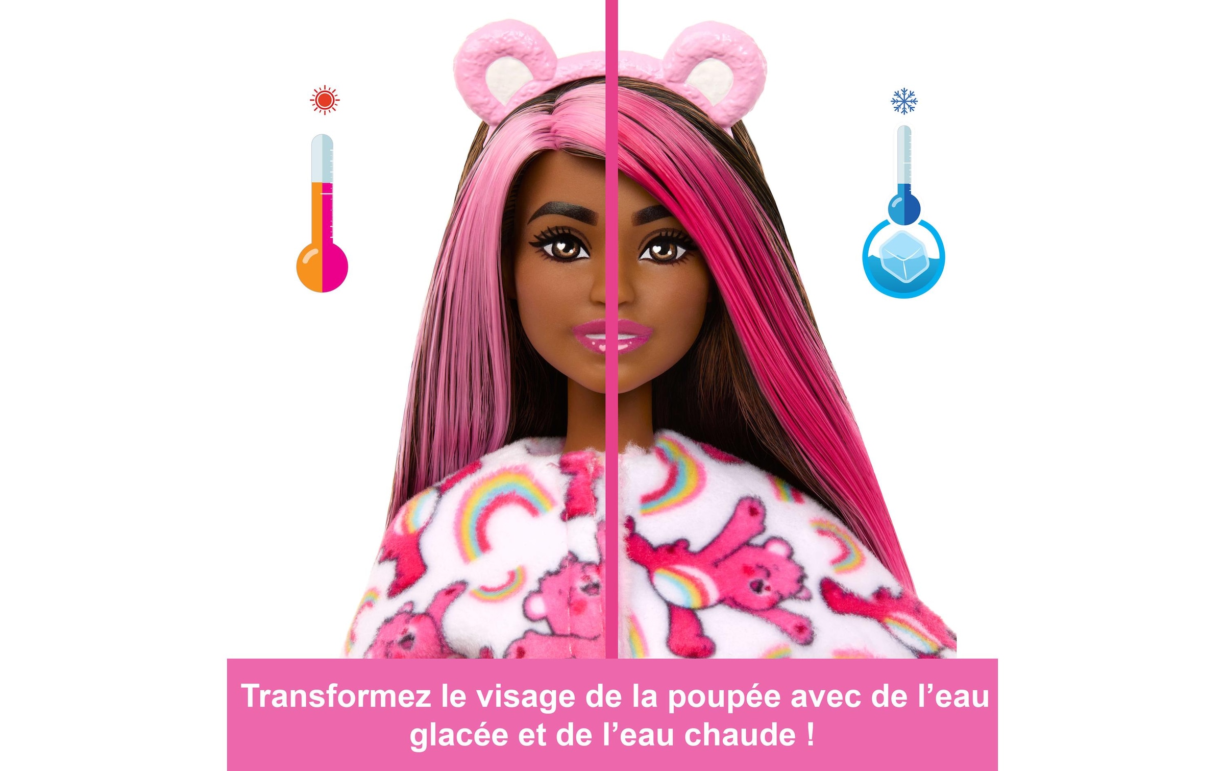 Barbie Anziehpuppe »Cutie Reveal Care Bears 2 - Hurrabärchi«