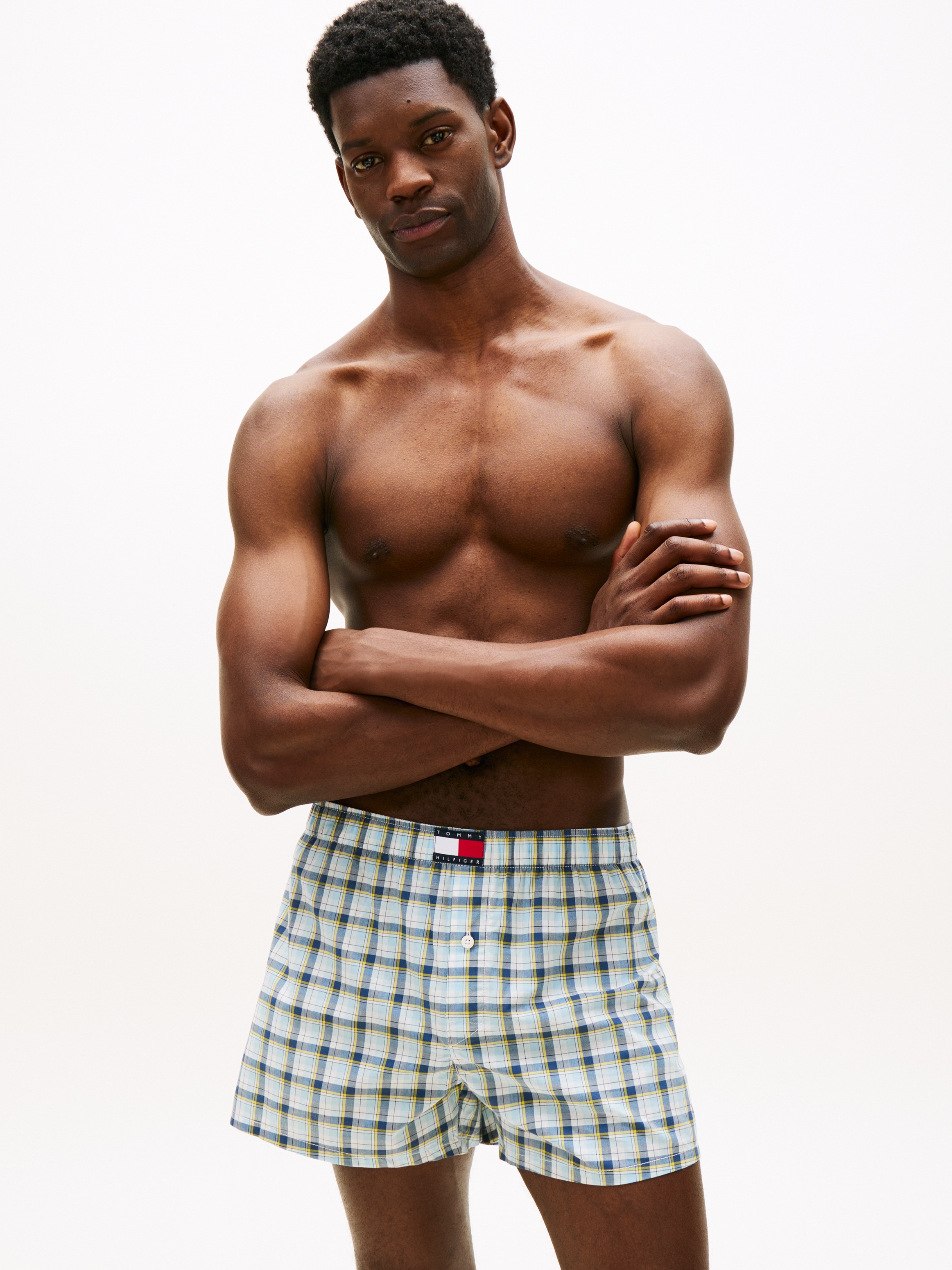Tommy Hilfiger Underwear Webboxer »3P WOVEN BOXER PRINT«, (3 St.), mit Print