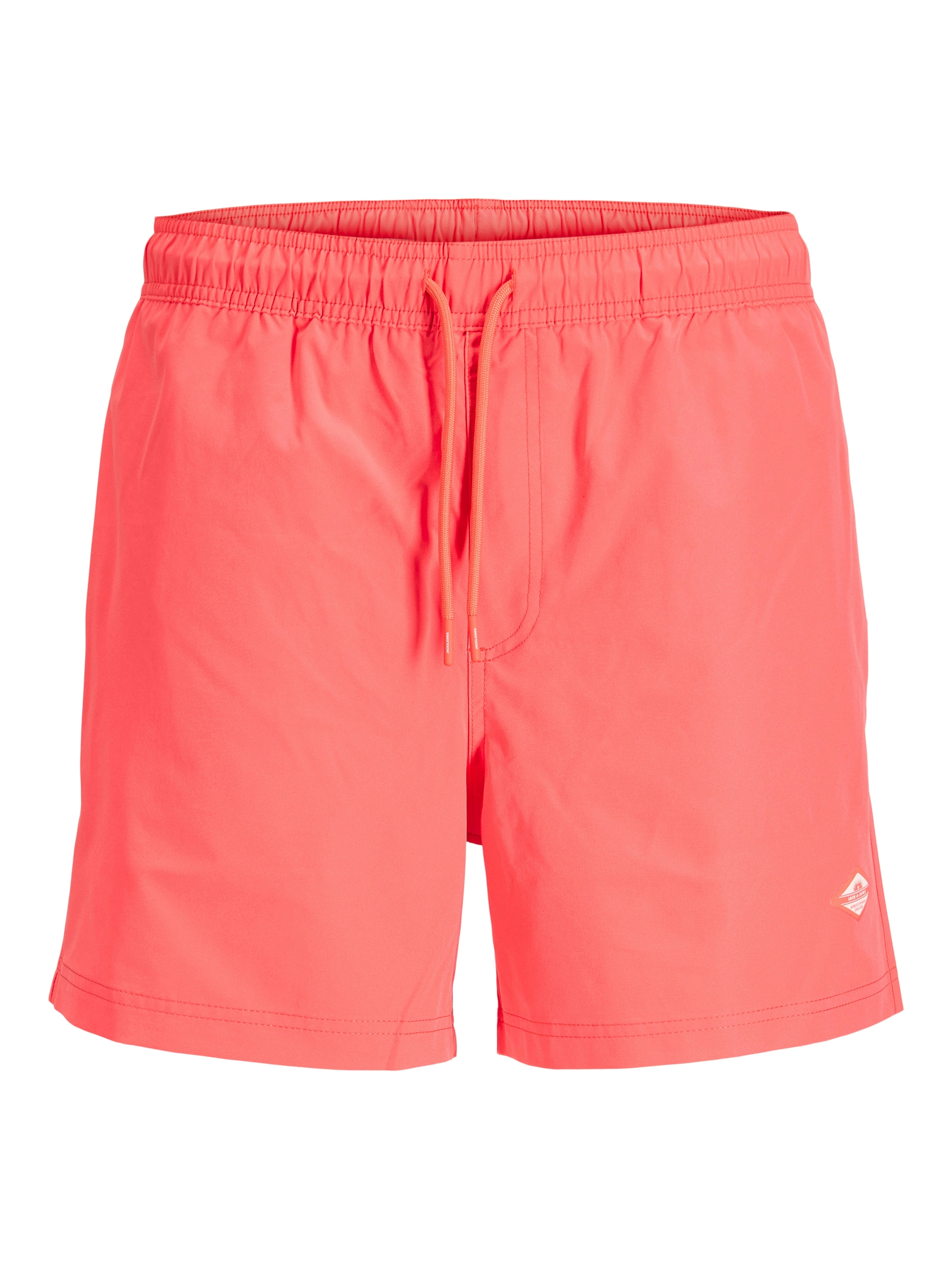 Image of Jack & Jones PlusSize Badeshorts "JPSTMAUI TROPIC SOLID SWIM SHORTS PLS" Kunstfaser, mit elastischem Bund