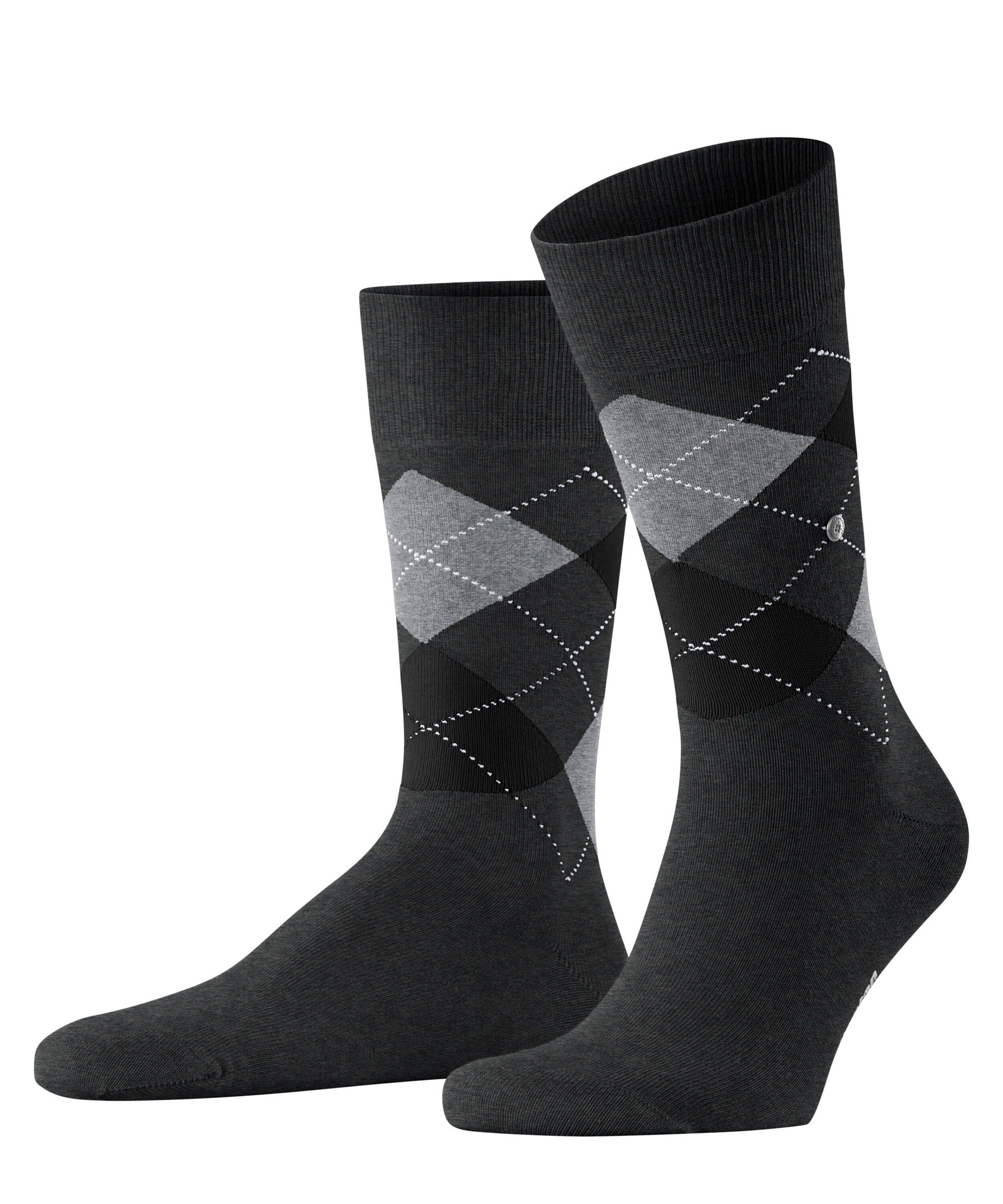 Image of Burlington Socken "King" Einheitsgrösse 40-46, Argyle-Muster, Burlington-Clip