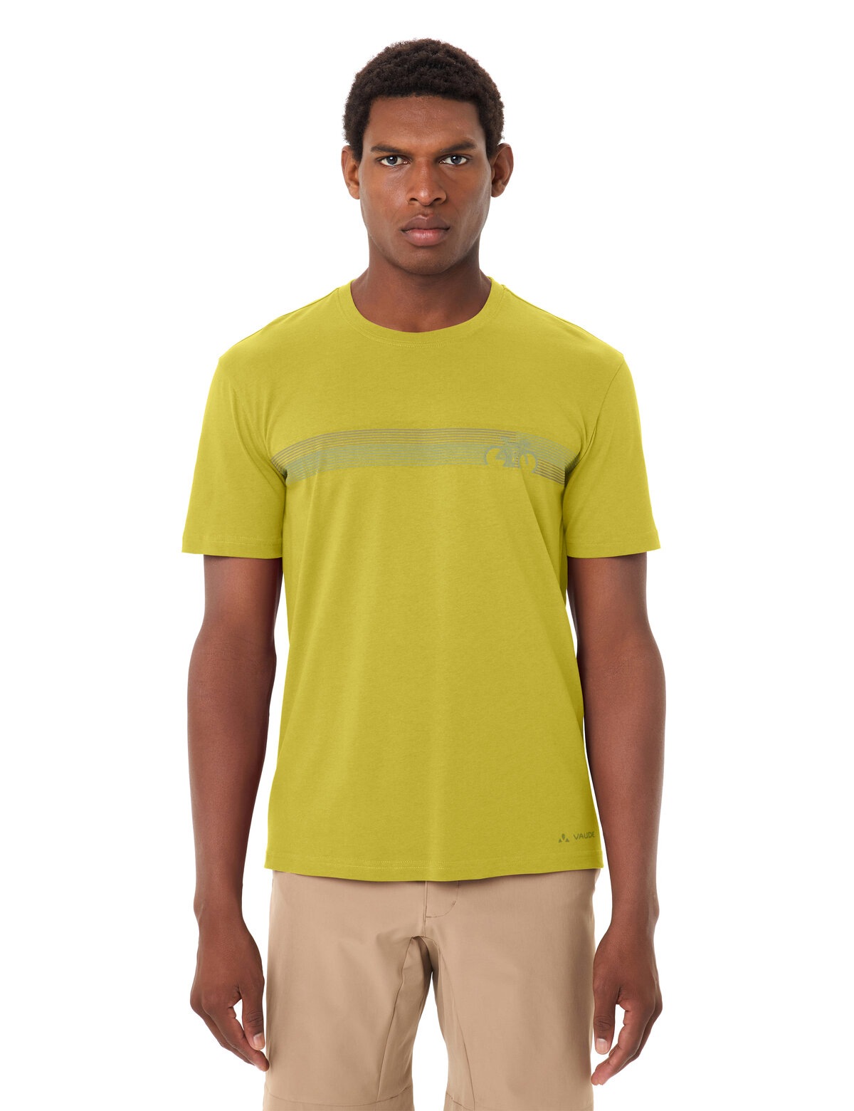 Image of VAUDE Funktionsshirt "MENS CYCLIST T-SHIRT V" sportliche Passform, kurze Ärmel, für vielseitige Aktivitäten