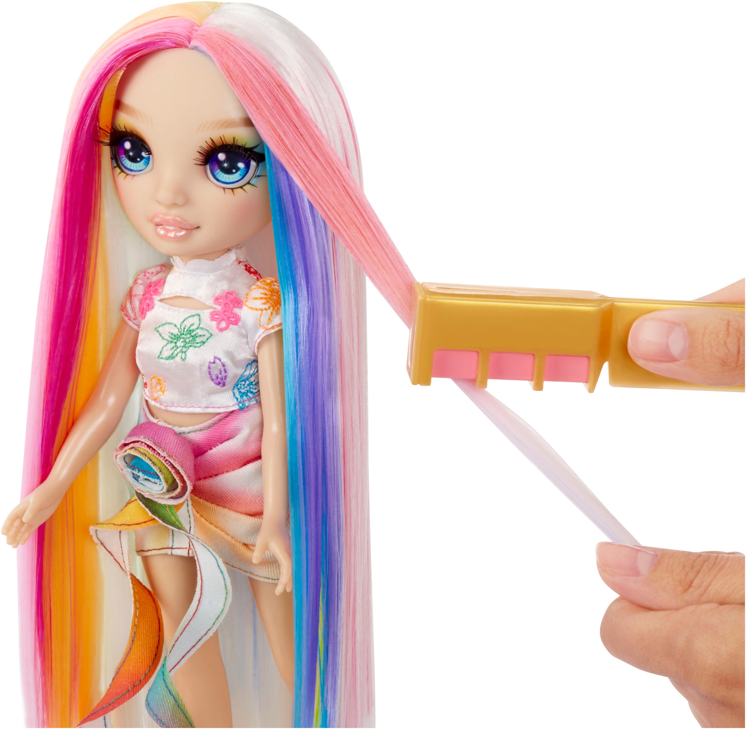 RAINBOW HIGH Poupée à habiller »Rainbow High Hair Chalk & Style Doll- Amaya (Rainbow)«