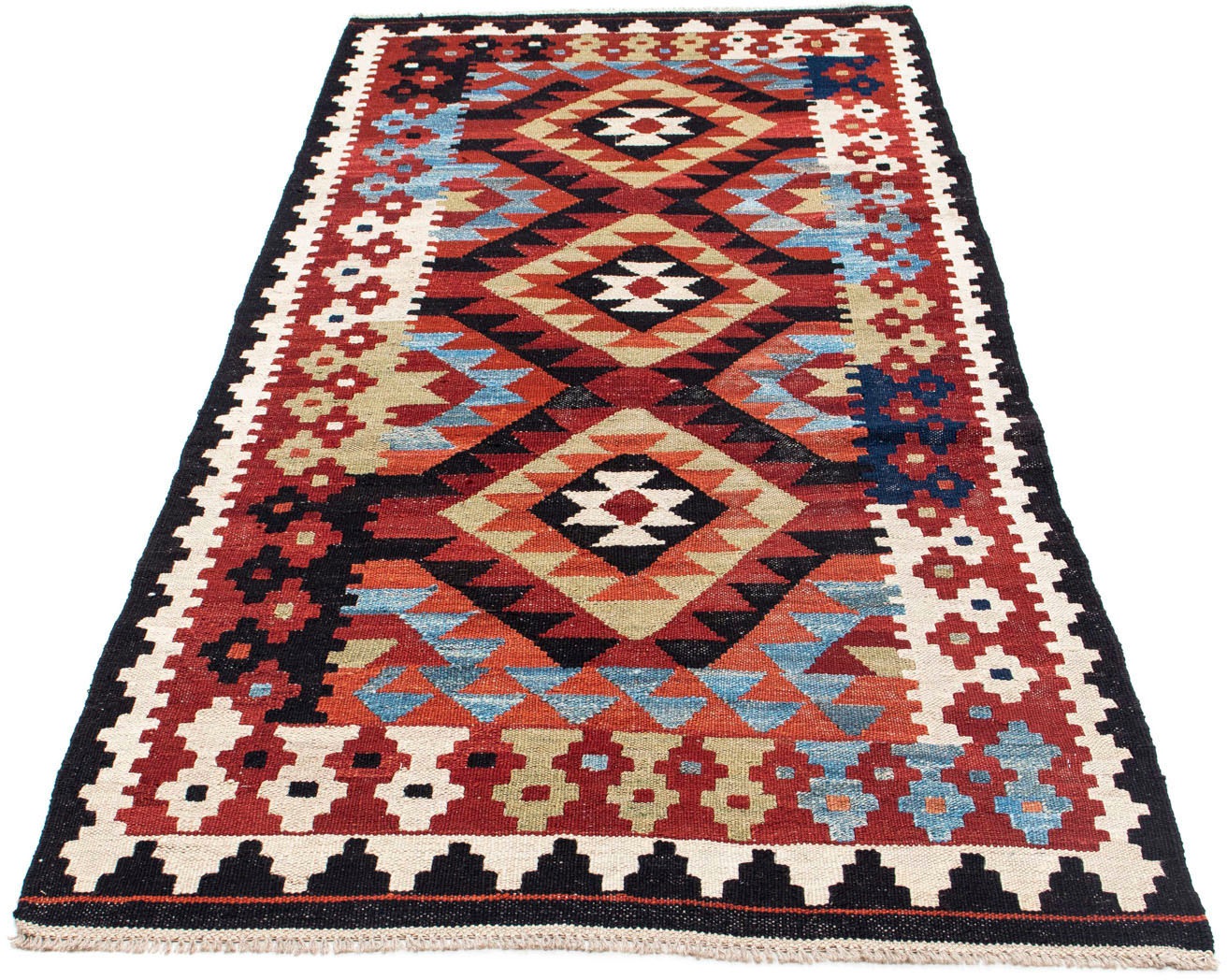 Image of morgenland Läufer »Kelim Medaillon Multicolore 222 x 100 cm«, rechteckig, 0,4 mm Höhe, OrientOptik bei Ackermann Versand Schweiz