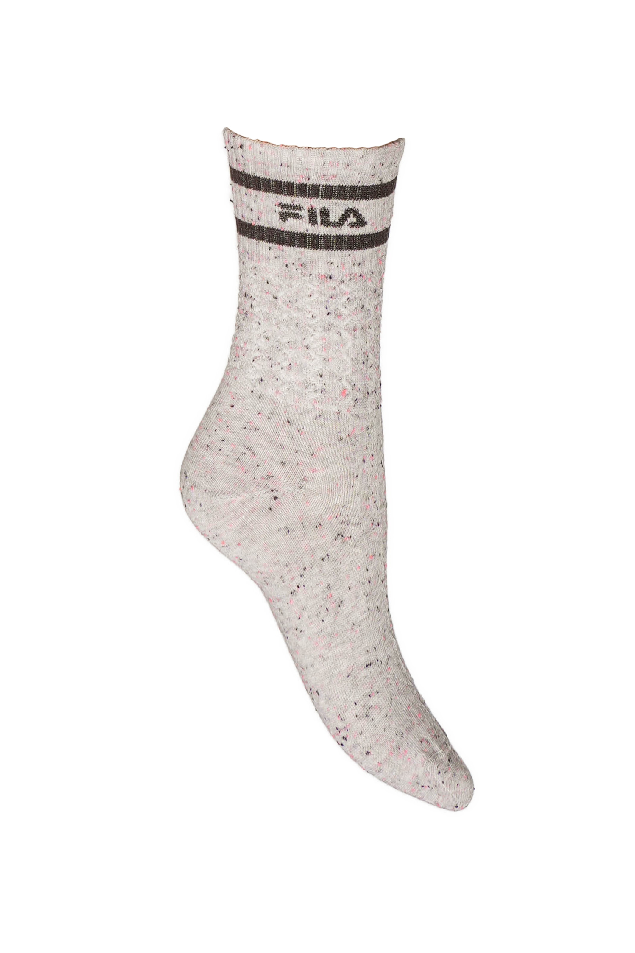 Fila Chaussettes de loisirs »WOMAN LIFESTYLE NORMAL BUTTONED SOCKS« 4 Couple tlg. mit modischem Punktemuster