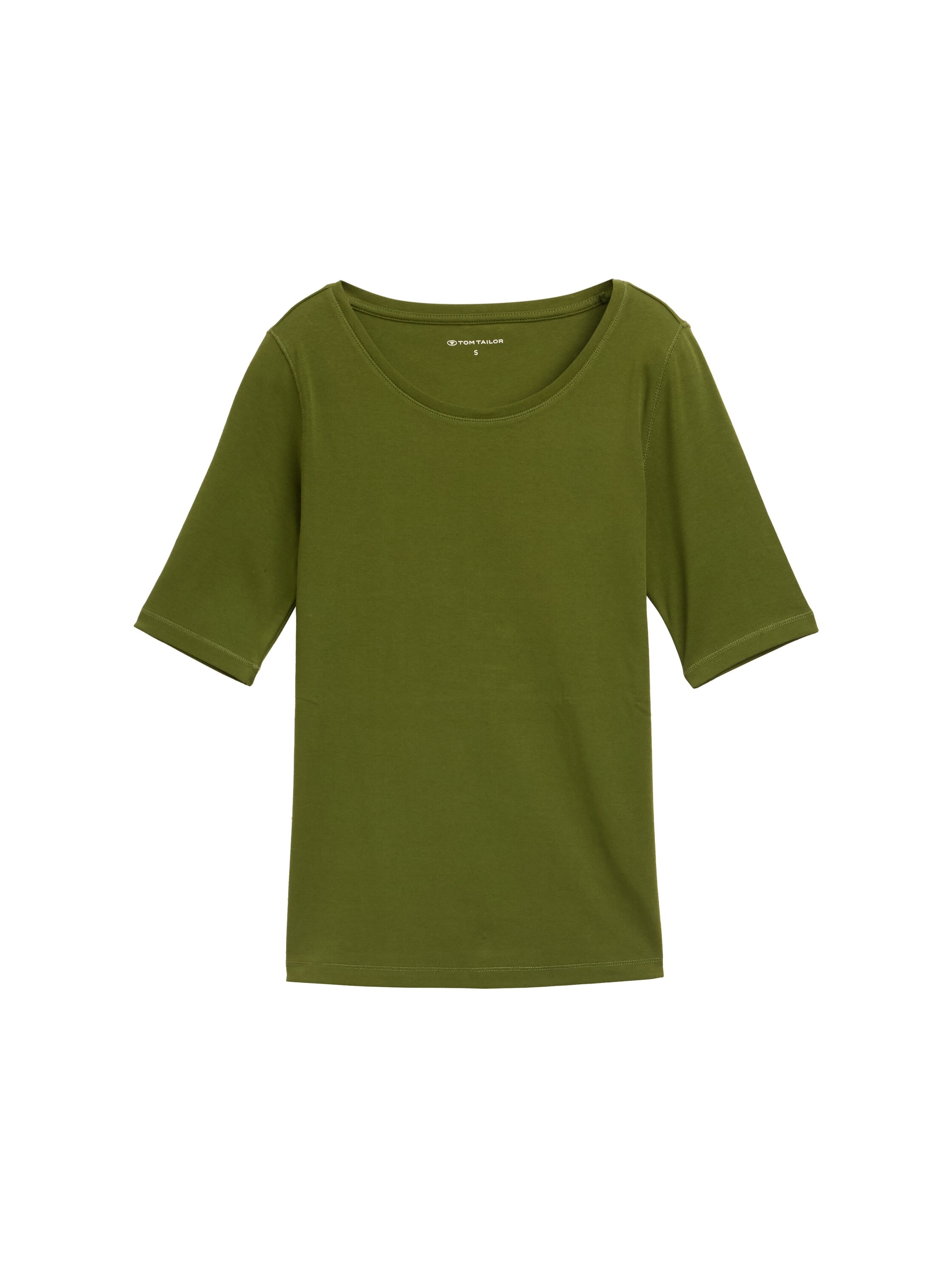 TOM TAILOR T-Shirt, mit grossem Rundhalsausschnitt