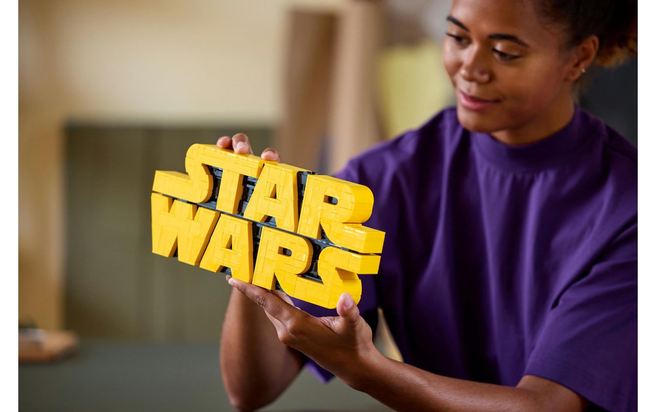 LEGO® Spielbausteine »Star Wars Logo aus Lego Steinen 75407«, (700 St.)