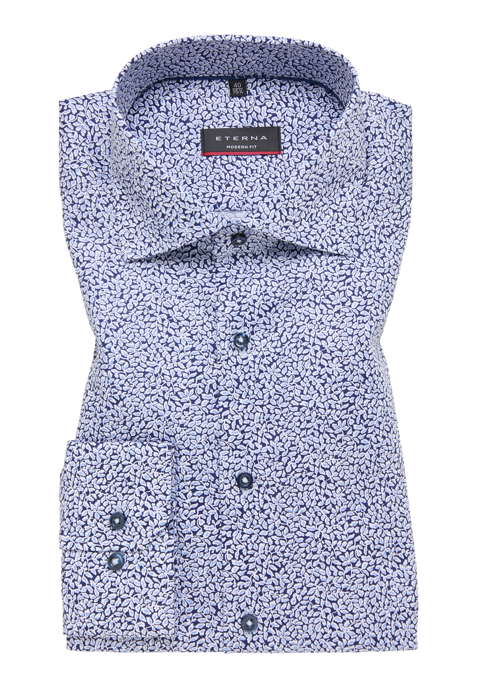 Eterna Langarmhemd »MODERN FIT« NON IRON (bügelfrei)