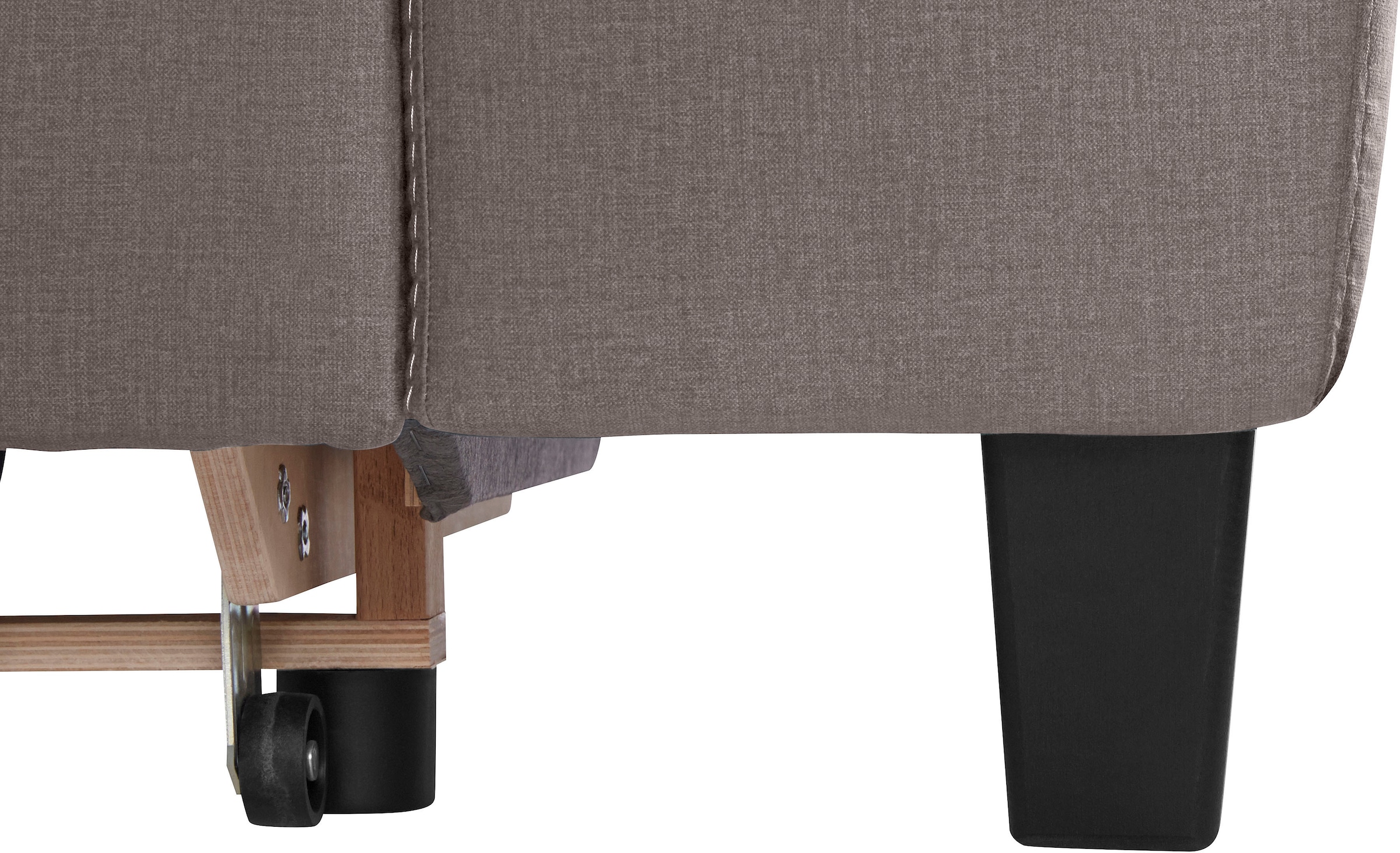 COTTA Ecksofa »Morven L-Form mit Kopfteilverstellung«, wahlweise mit Bettfunktion, Bettkasten & Wireless-Charger