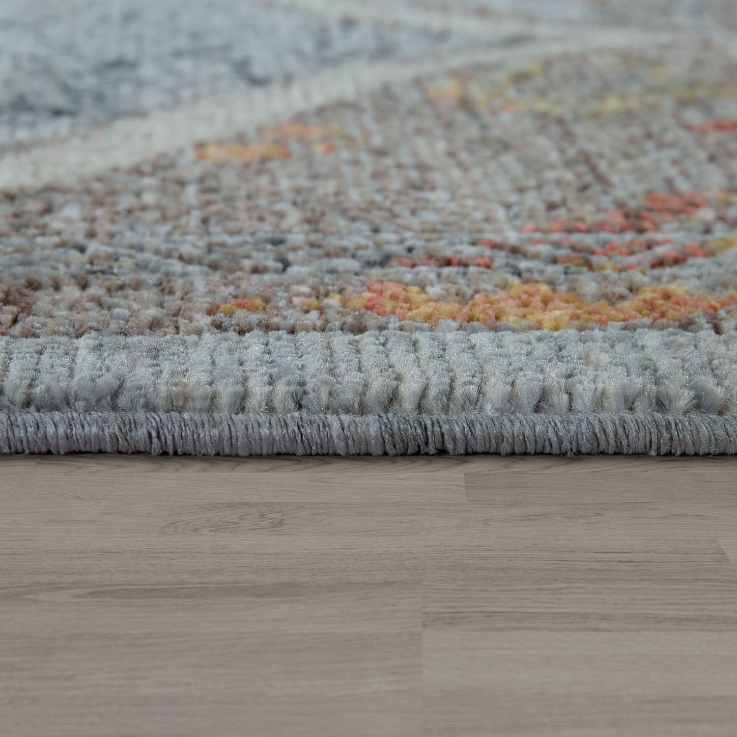Paco Home Teppich »Pandora 323«, rechteckig, 5 mm Höhe, Kurzflor, Handweb-Optik, Ornamente, mit Fransen