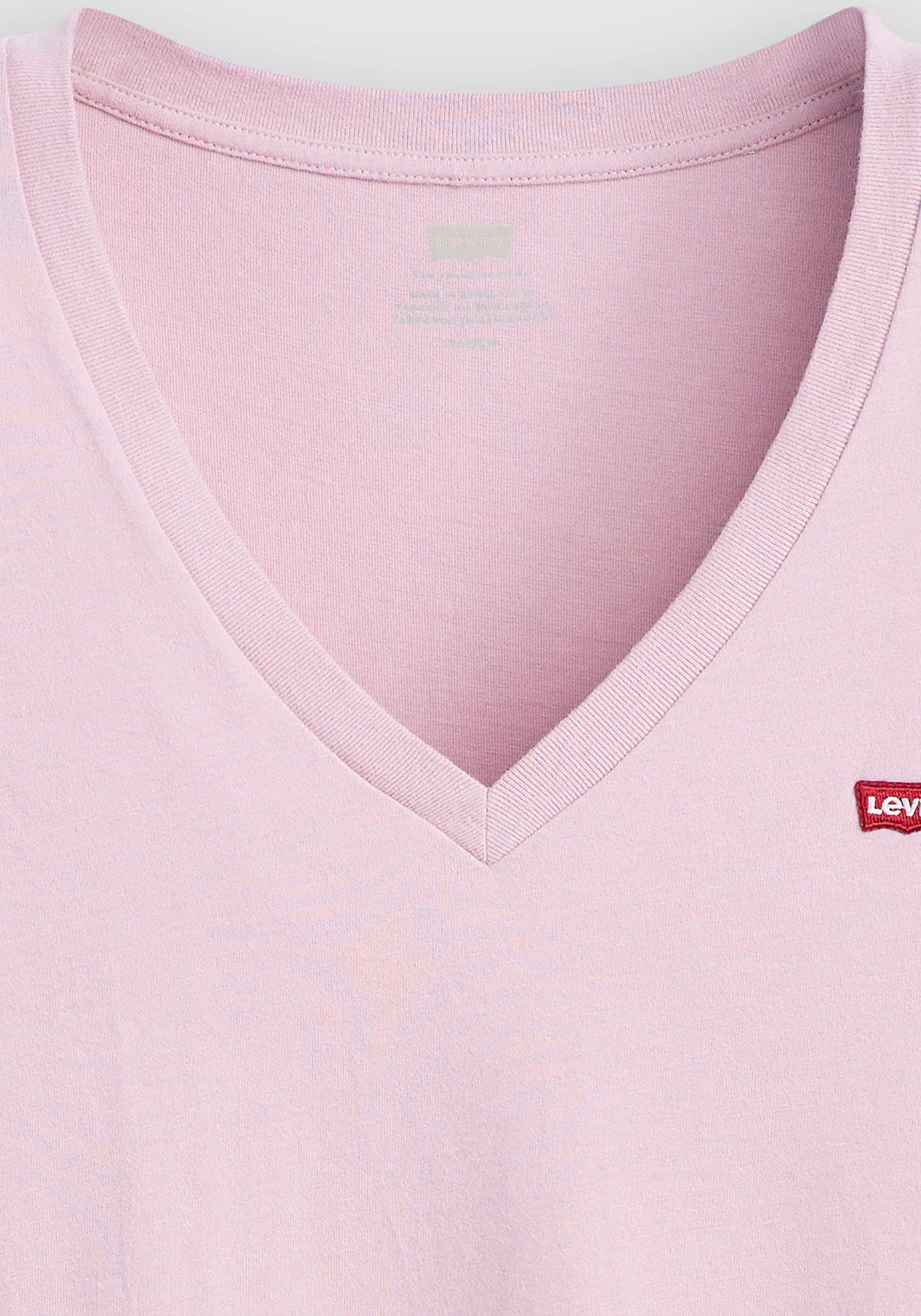Levi's® V-Shirt »Perfect Tee«, mit kleinem Batwing- Logo