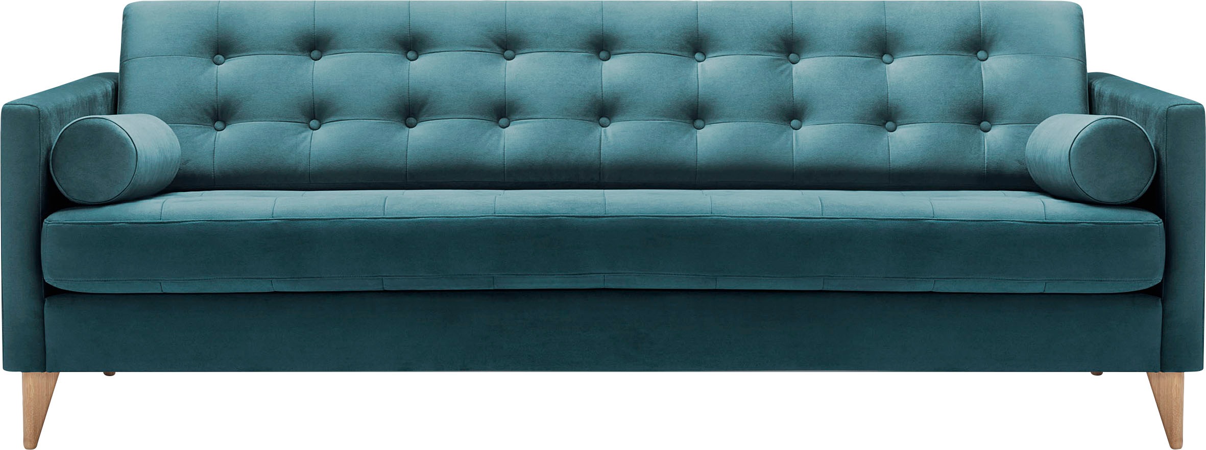 Image of LOVI 3-Sitzer »Powder«, Füsse aus Eiche massiv in skandinavischem Design bei Ackermann Versand Schweiz