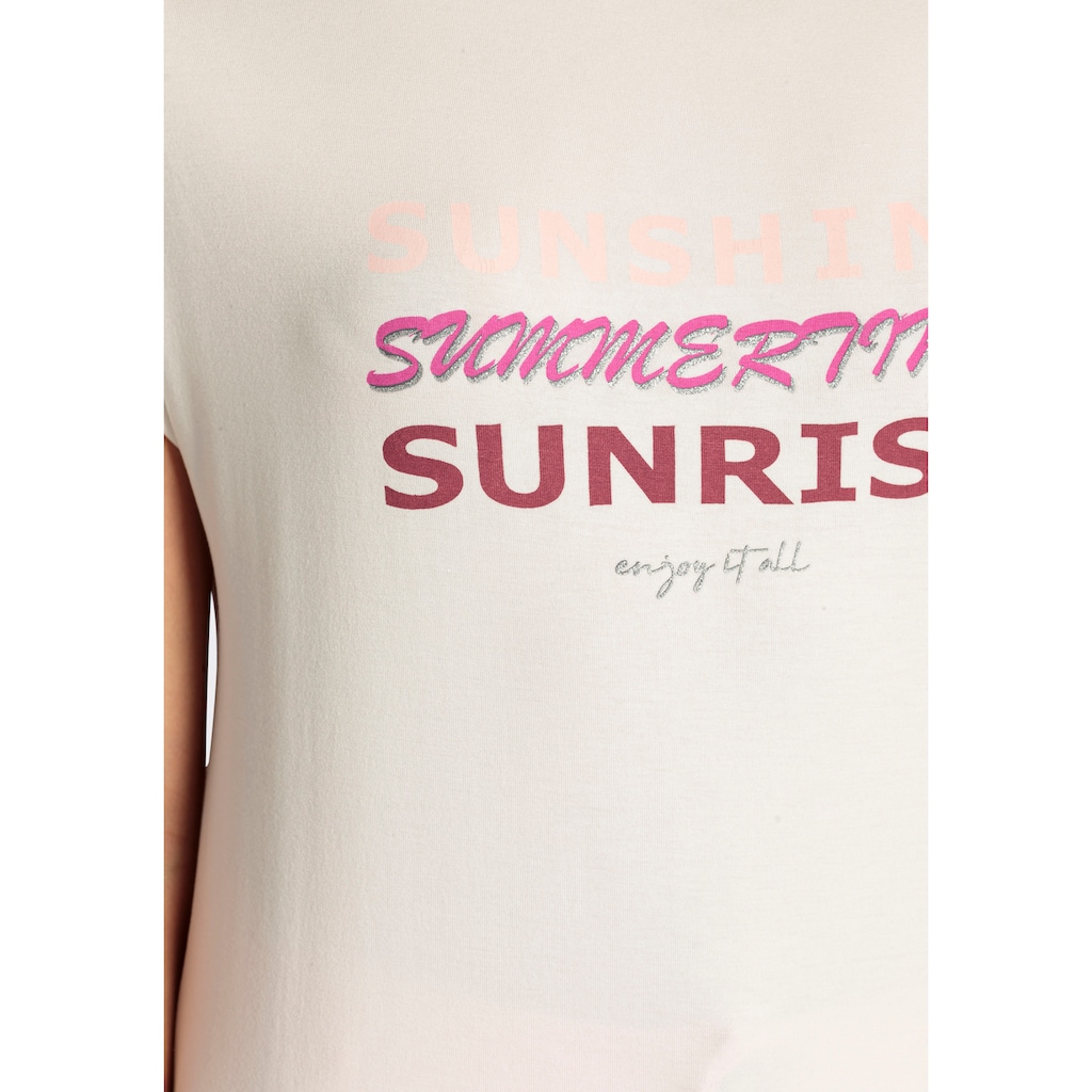 Boysen's Rundhalsshirt, in verschiedenen Druck-Designs mit Gummizug am Saum - NEUE KOLLEKTION