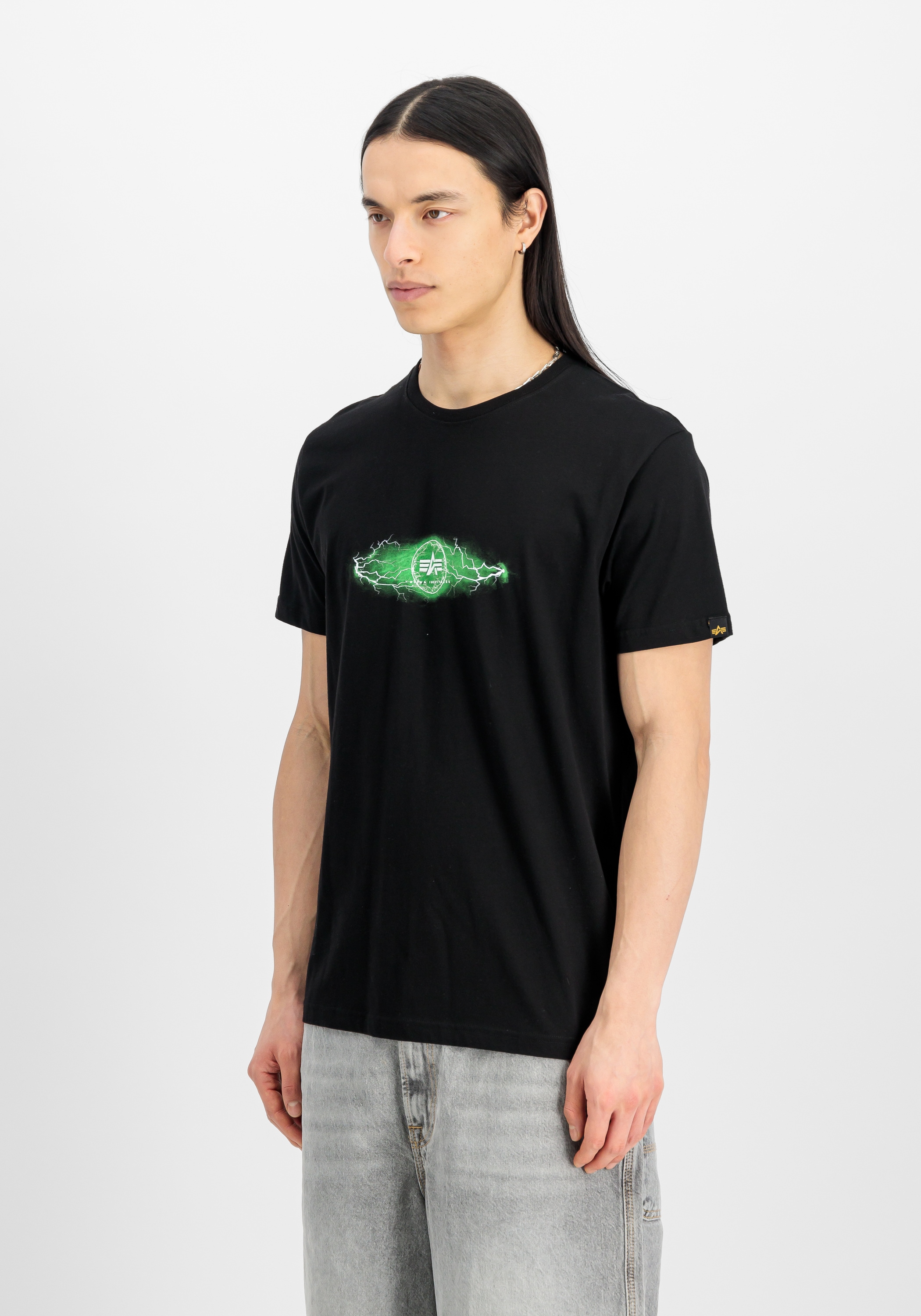 Image of Alpha Industries T-Shirt "Lightning T-Shirt"