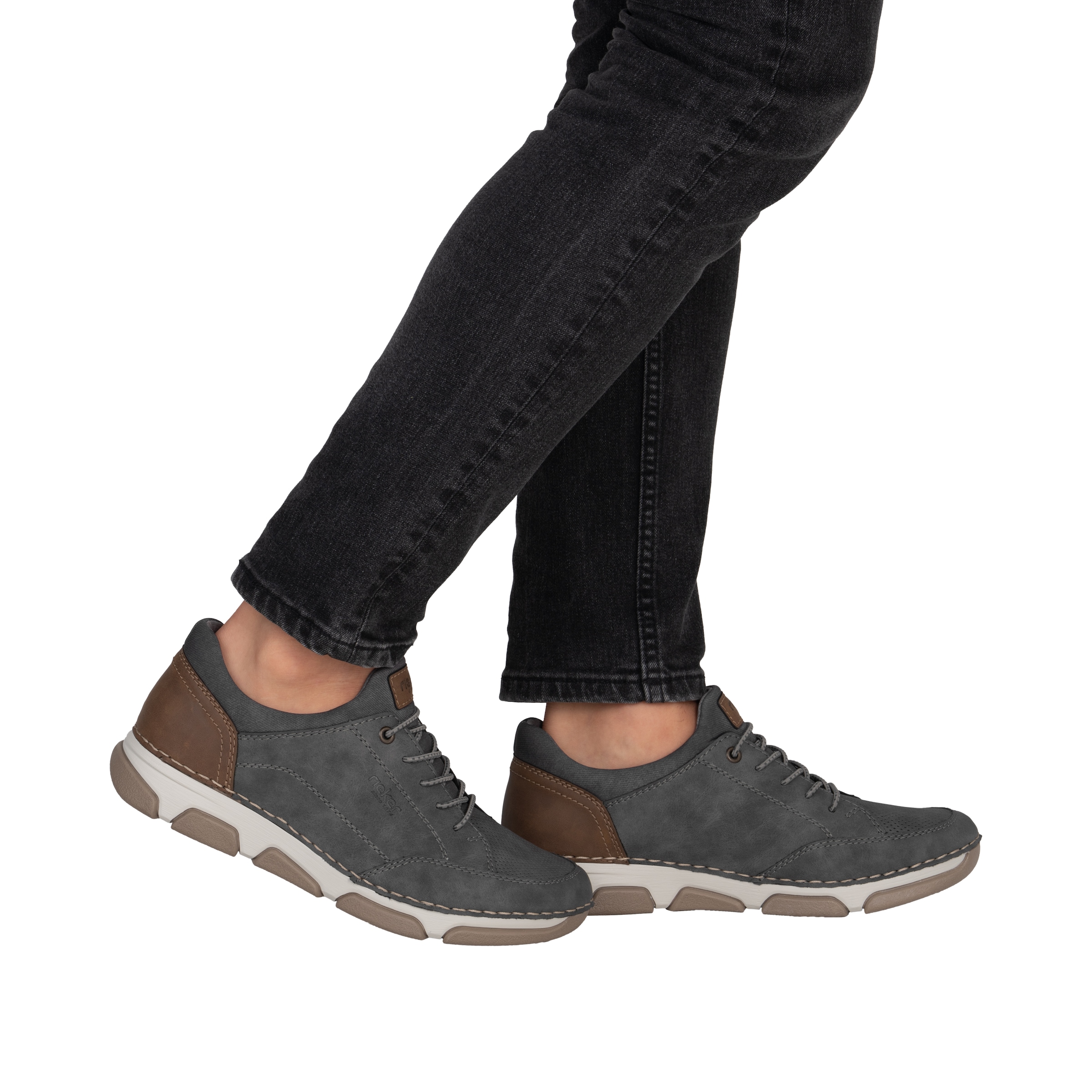 Rieker Slip-On Sneaker  Slipper, Schlupfschuh, Halbschuh, Freizeitsneaker mit Gummizug