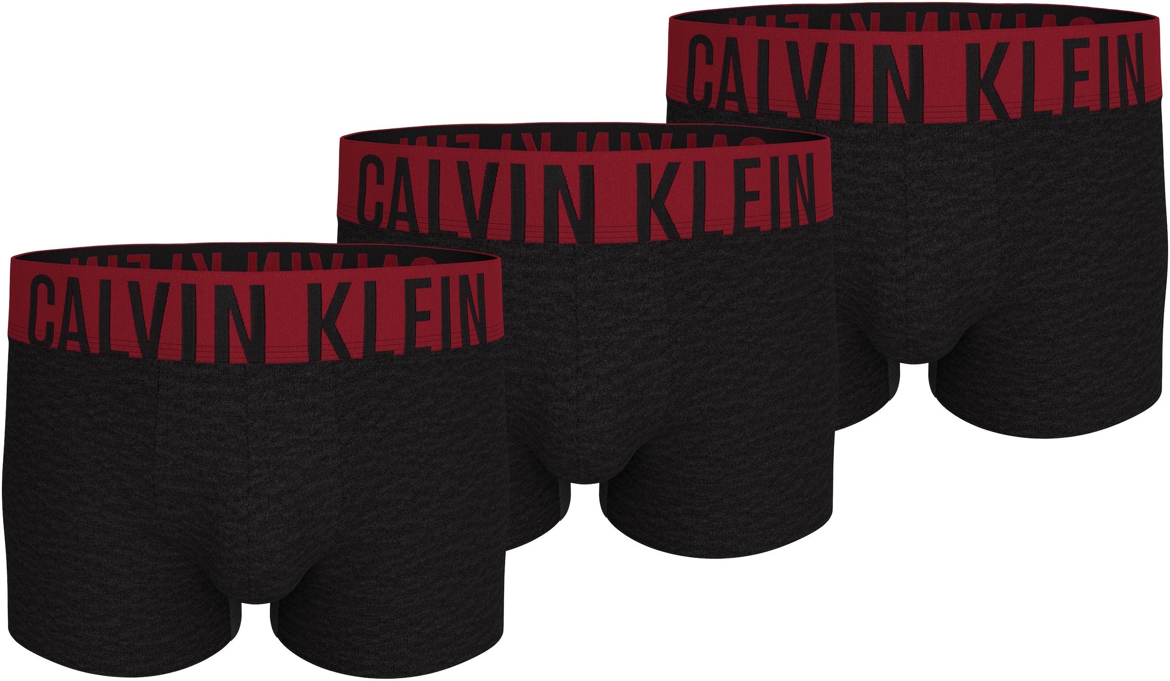 Calvin Klein Underwear Trunk »TRUNK 3PK«, (Packung, 3 St., 3er), mit Logo-Elastikbund