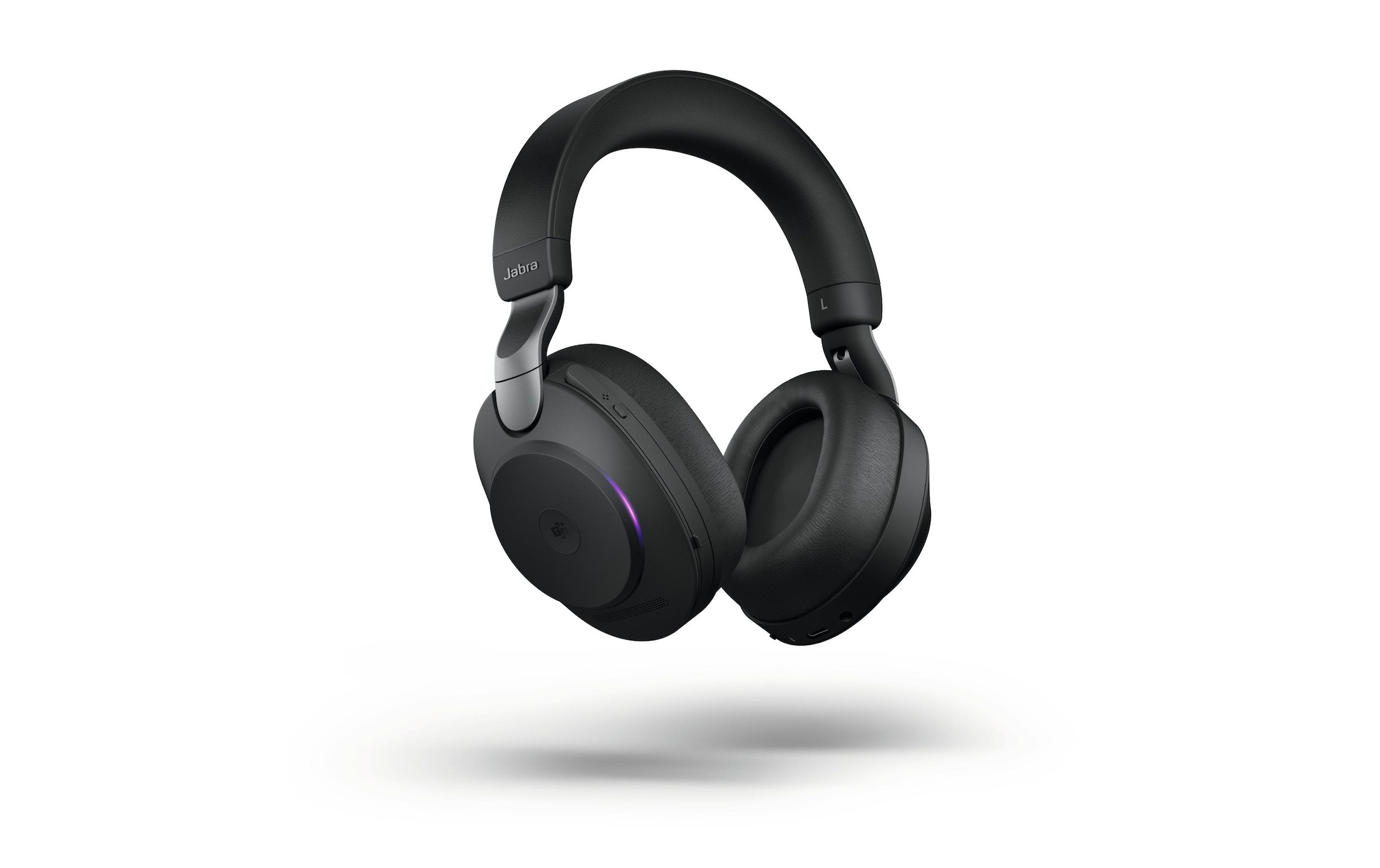 Jabra Headset »Evolve2 85 DUO MS Schwarz, USB-C, Ladestation«