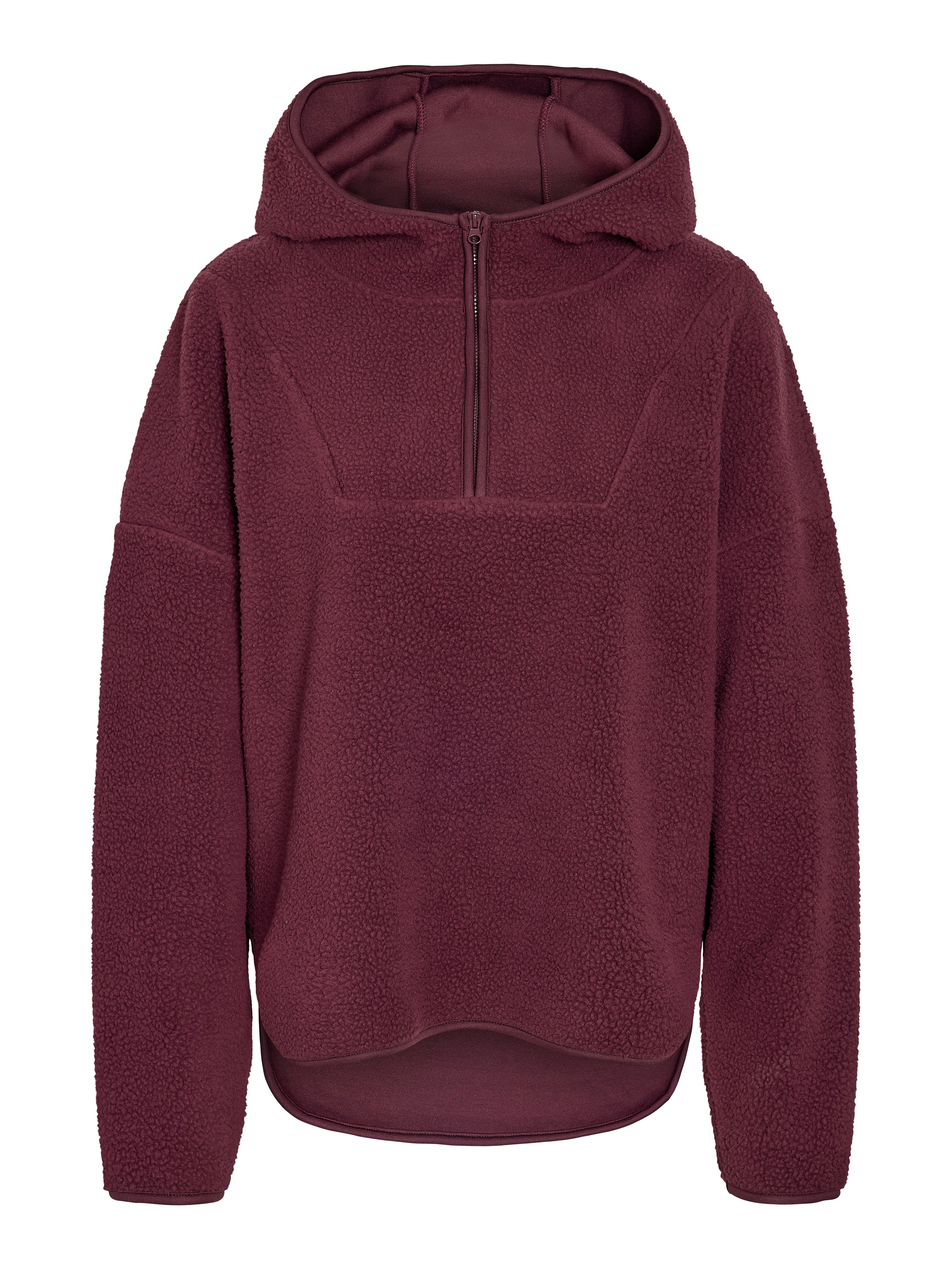 Noisy may Fleecepullover »NMCOZY L/S HALFWAY ZIP SWEATER JRS NOOS«, Polyester, relaxed fit
