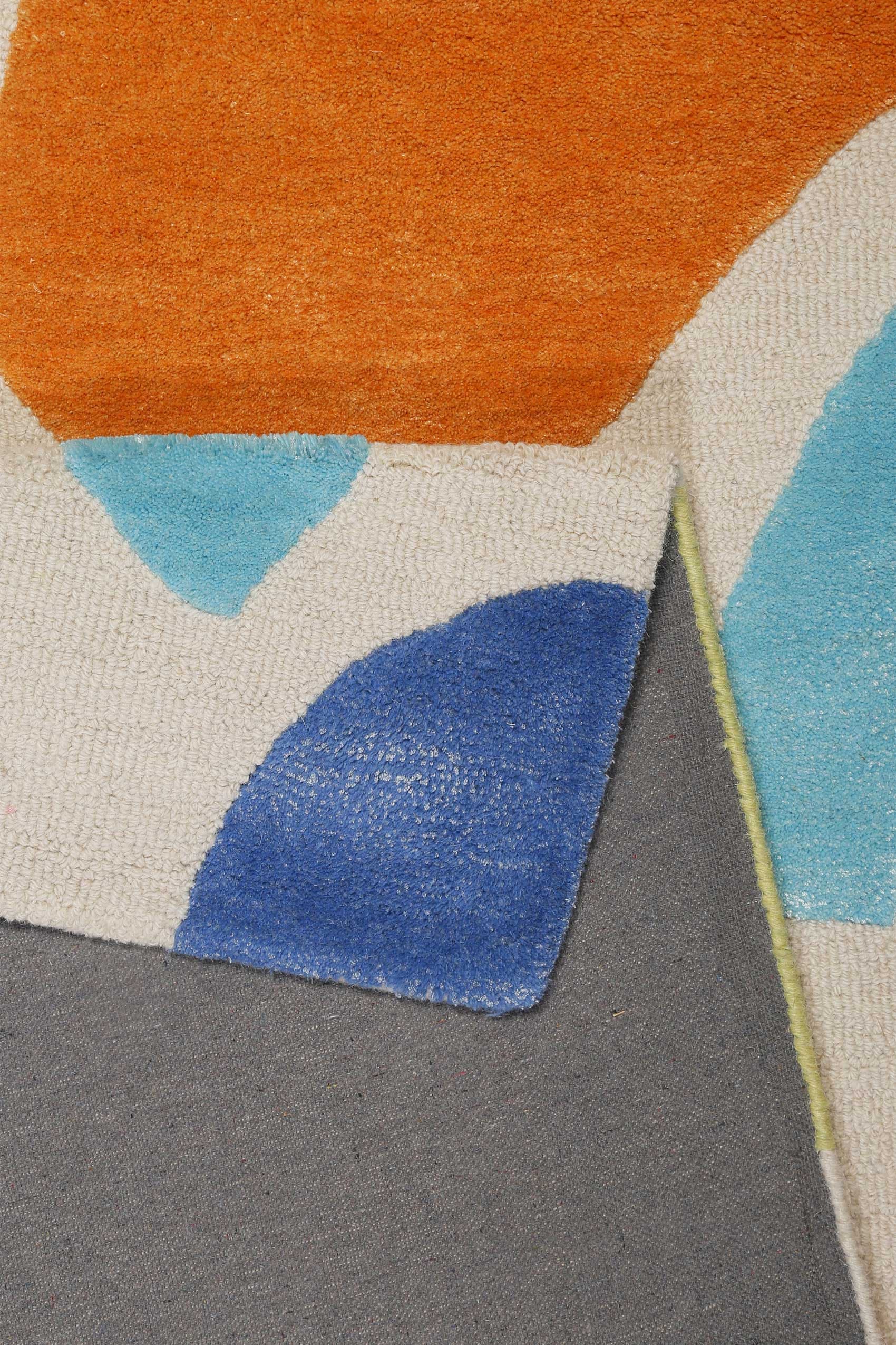 SMART KIDS Kinderteppich »Kimi« rechteckig 1,2 mm Höhe handgetuftet aus Naturfasern, bunt, abstraktes Design, Kinderzimmer