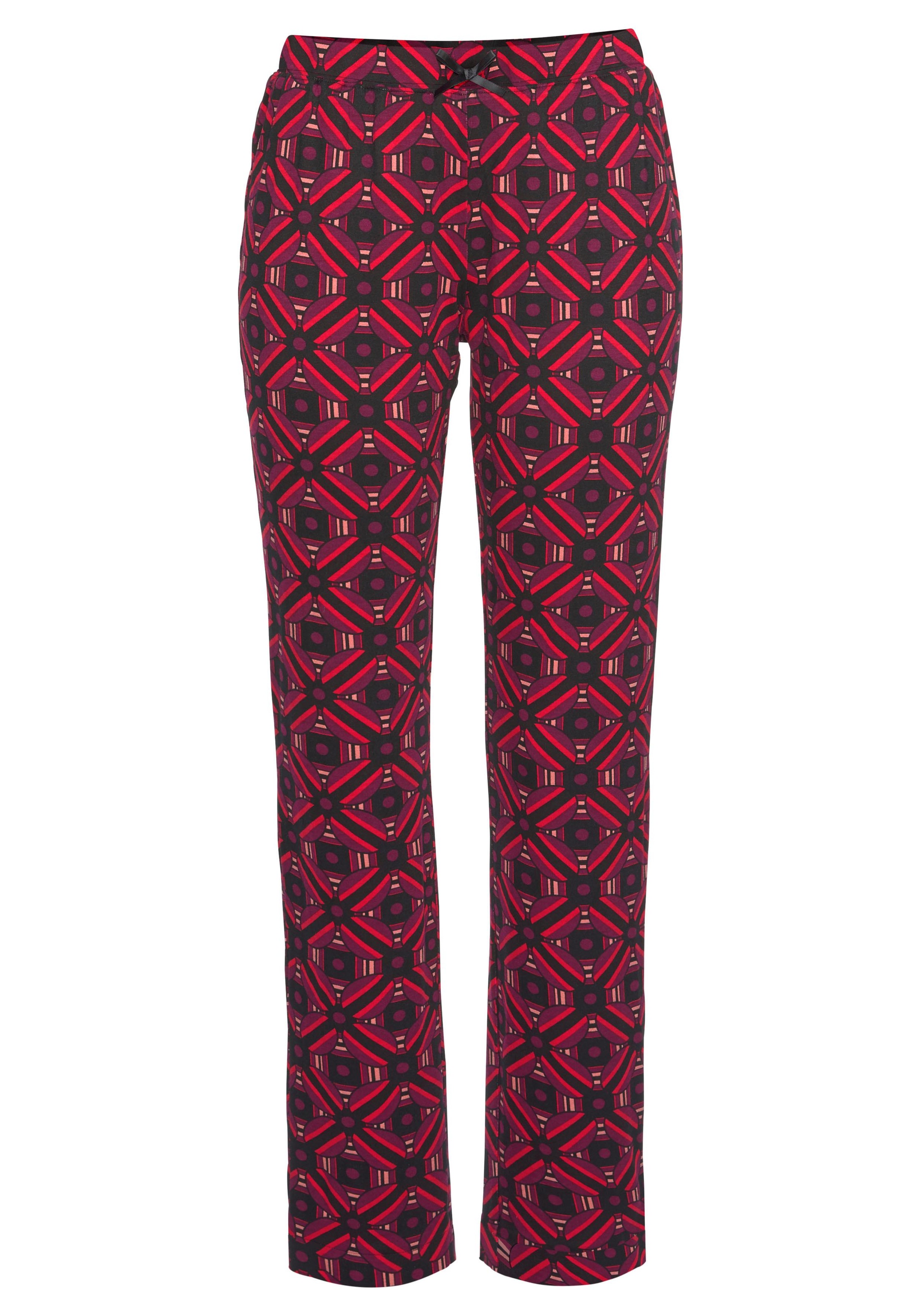 LASCANA Pyjama, (2 tlg., 1 Stück), mit Grafikprint Commander  confortablement