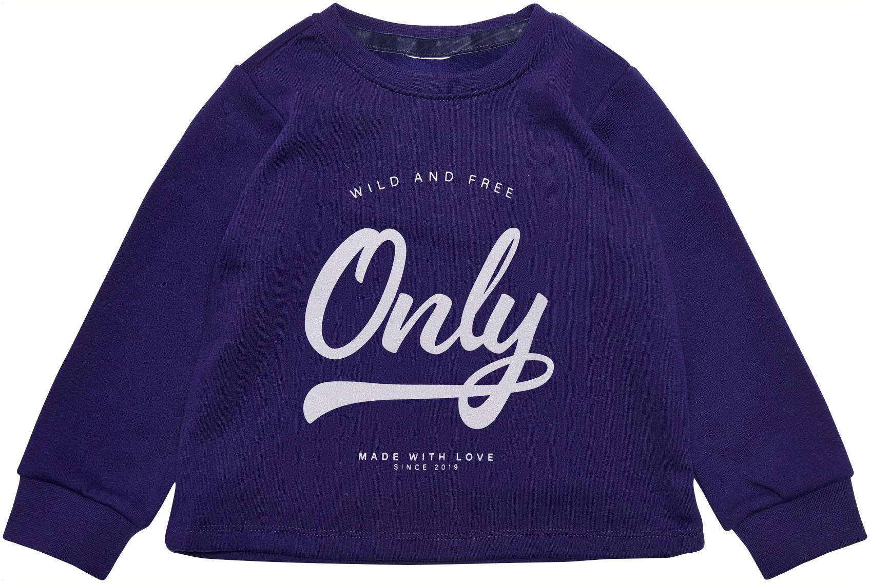 Image of KIDS ONLY Sweatshirt »KOMWENDY«, mit silberfarbennem Logoprint bei Ackermann Versand Schweiz