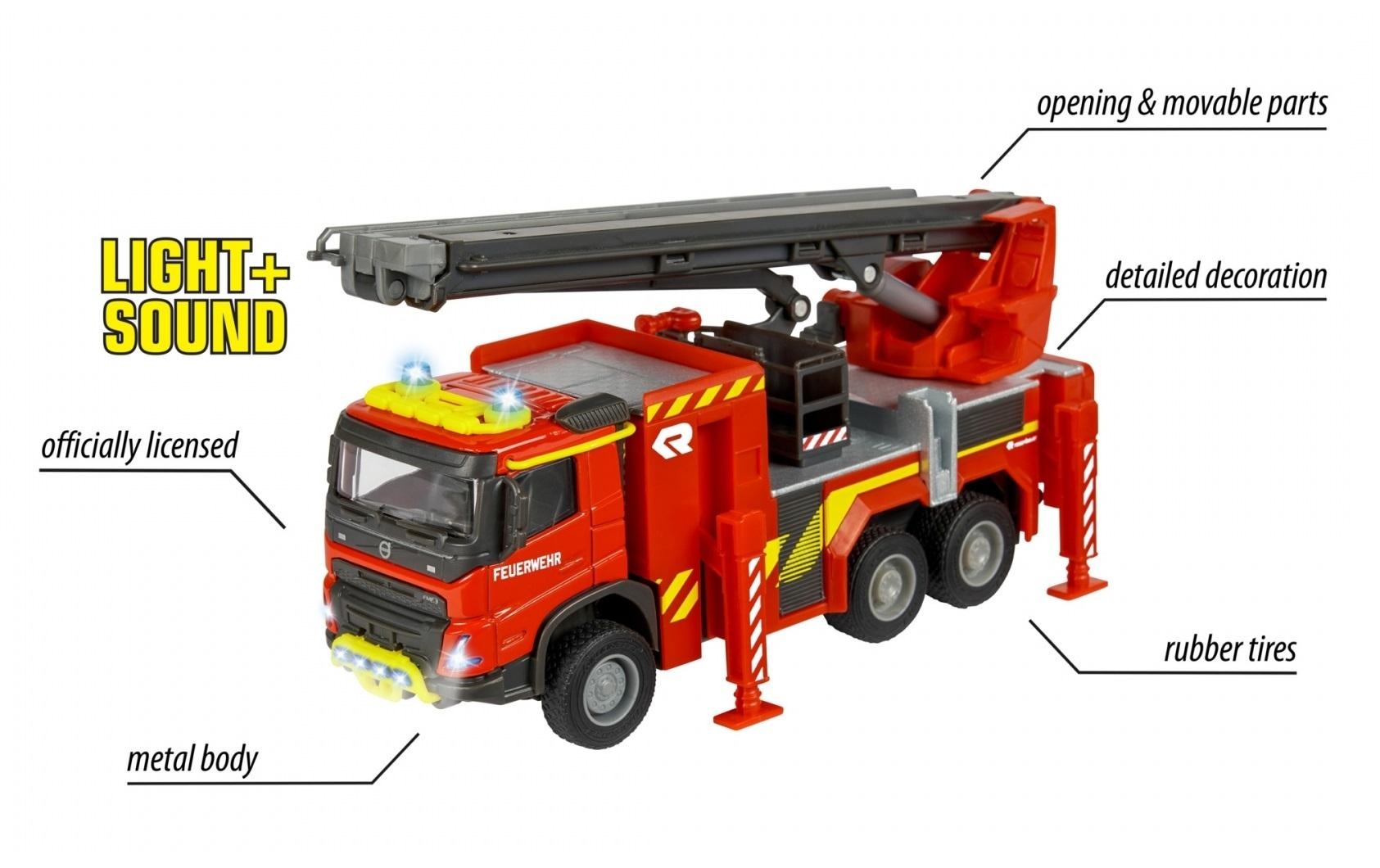 majORETTE Spielzeug-Feuerwehr »Volvo Truck Feuerwehrwagen«